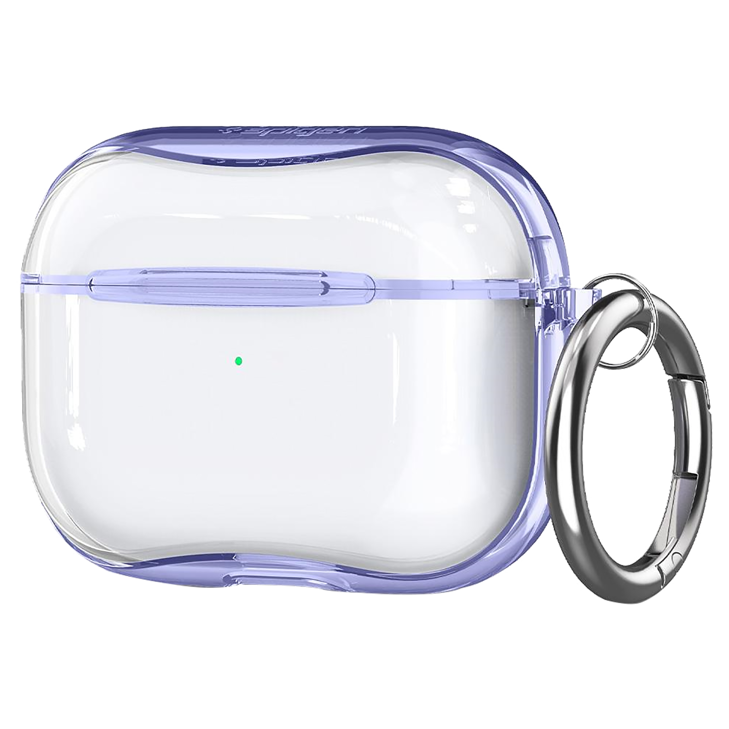 spigen Ultra Hybrid TPU & PC Full Cover Case For AirPods Pro (Fully Compatible With Wireless Charging, ASD01289, Purple Crystal)_1