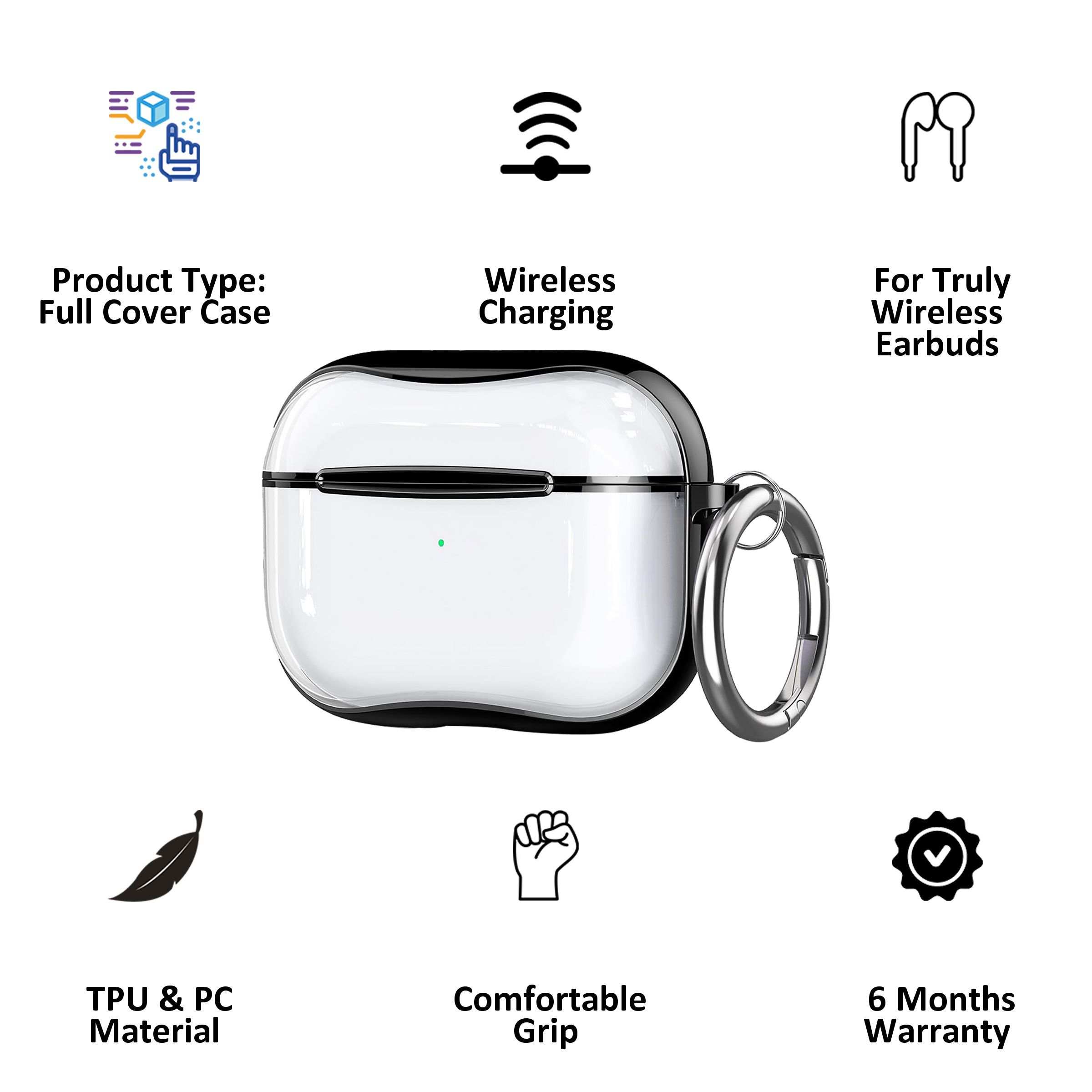 spigen Ultra Hybrid Full Cover Case (Fully Compatible With Wireless Charging, ASD01245, Jet Black)_6