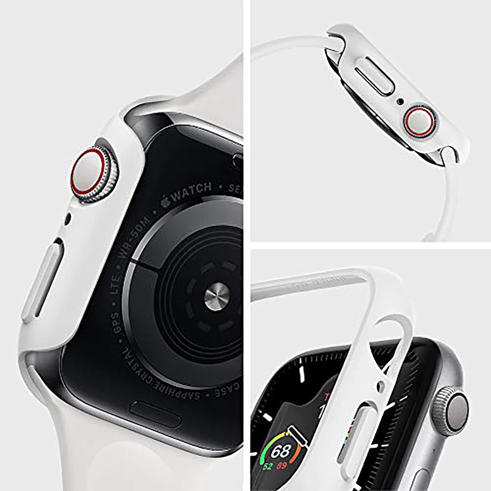 Spigen Thin Fit Polycarbonate Case for Apple Watch Series SE 2, SE, 6, 5 & 4 (44mm) (Razor-Thin Frame, White) Spigen Thin Fit Polycarbonate Case for Apple Watch Series SE 2, SE, 6, 5 & 4 (44mm) (Razor-Thin Frame, White)_16
