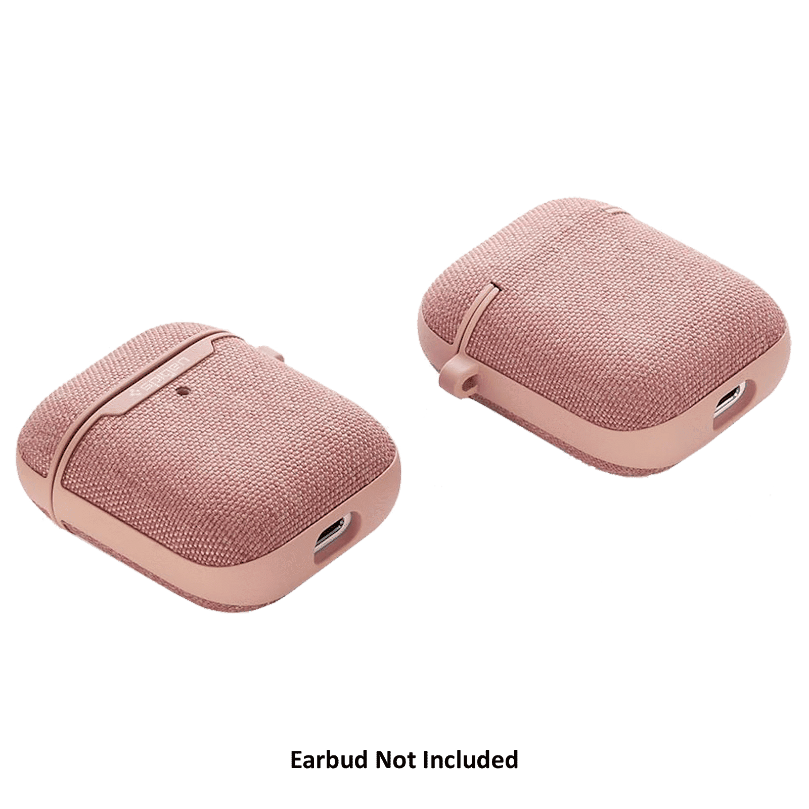 spigen Urban Fit PC & Fabric Full Cover Case For AirPods 1/AirPods 2 (Scratch-Free, 074CS27598, Rose Gold)_6