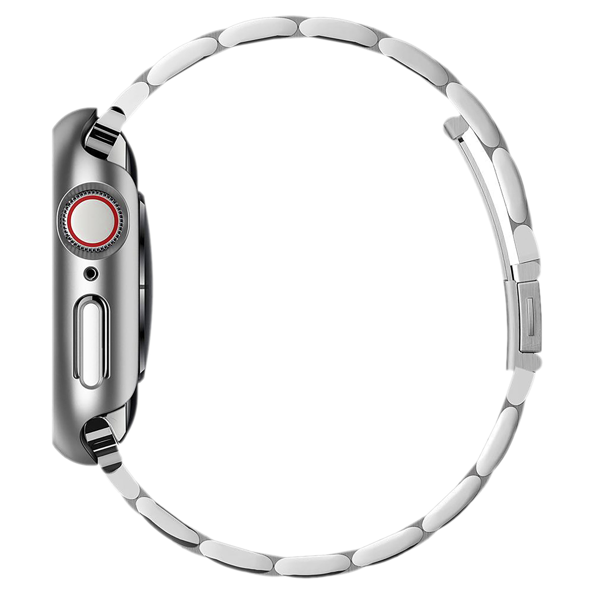 Spigen Thin Fit Polycarbonate Case for Apple Watch Series SE 2, SE, 6, 5 & 4 (44mm) (Razor-Thin Frame, Graphite)_6