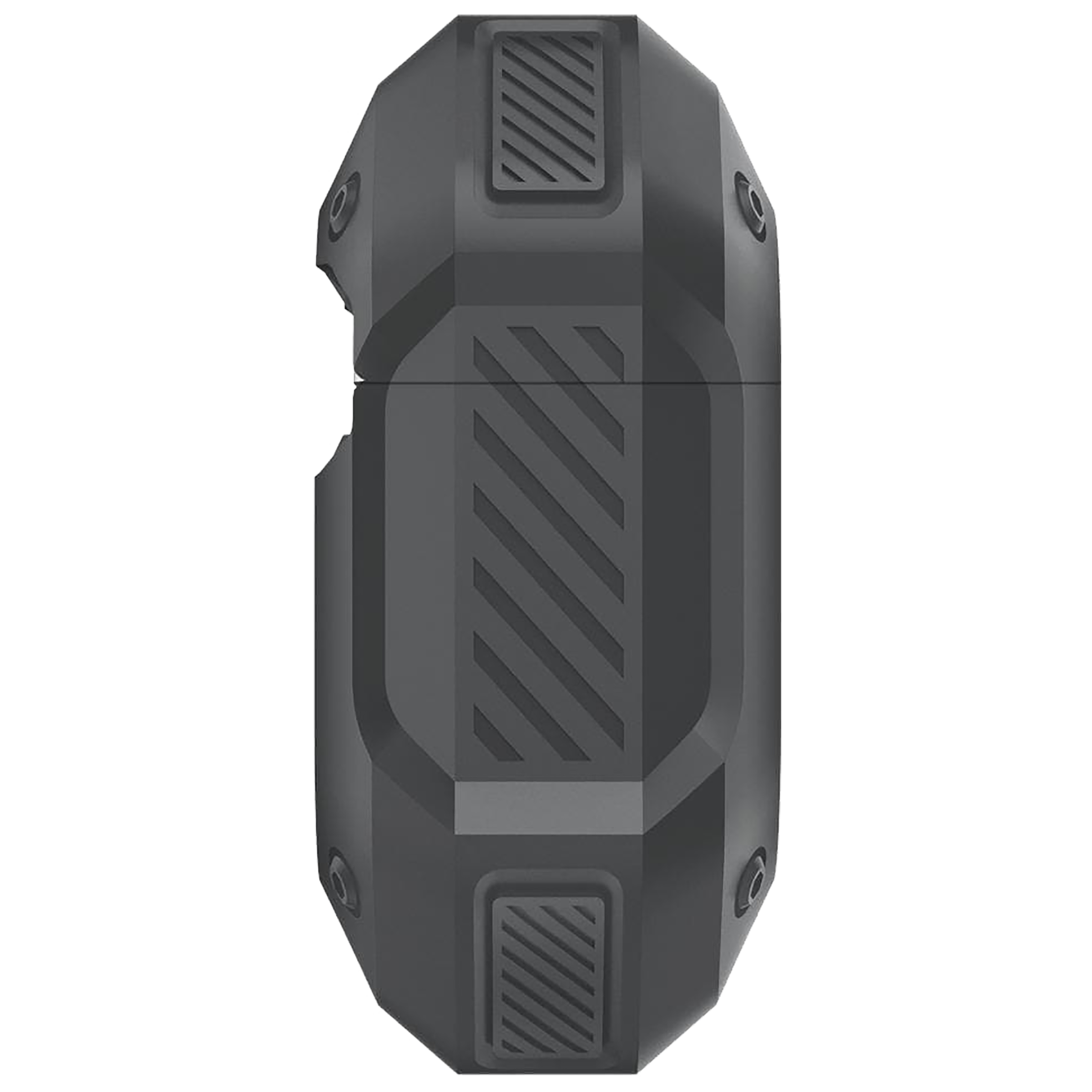 spigen Tough Armor Full Cover Case For AirPods Pro (Key Ring For Easy Portability, ASD00538, Charcoal)_4