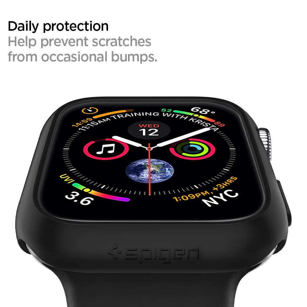 Spigen Thin Fit Polycarbonate Case for Apple Watch Series SE 2, SE, 6, 5 & 4 (40mm) (Razor-Thin Frame, Black) Spigen Thin Fit Polycarbonate Case for Apple Watch Series SE 2, SE, 6, 5 & 4 (40mm) (Razor-Thin Frame, Black)_5