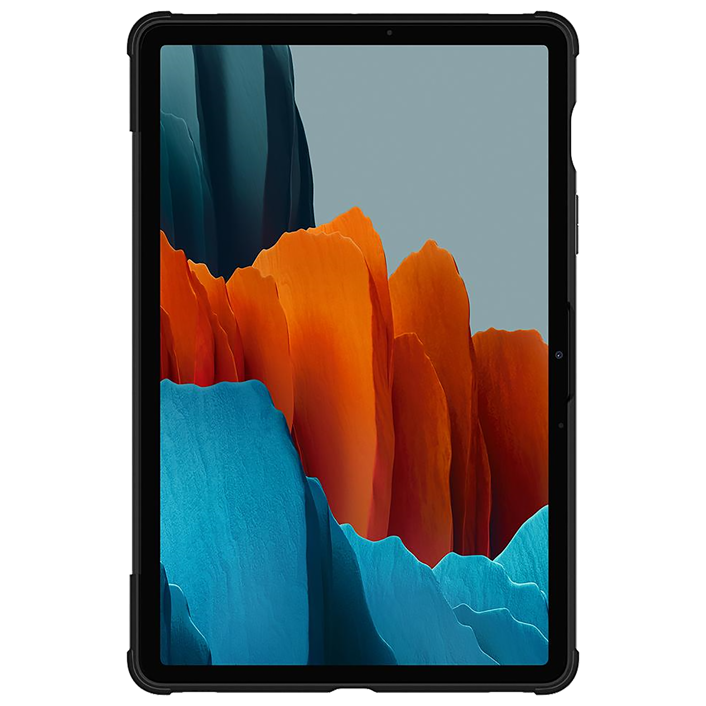 spigen Rugged Armor Pro TPU Flip Cover for SAMSUNG Galaxy Tab S8, Tab S7 5G, Tab S7 (Support S Pen Holder, Black)_8