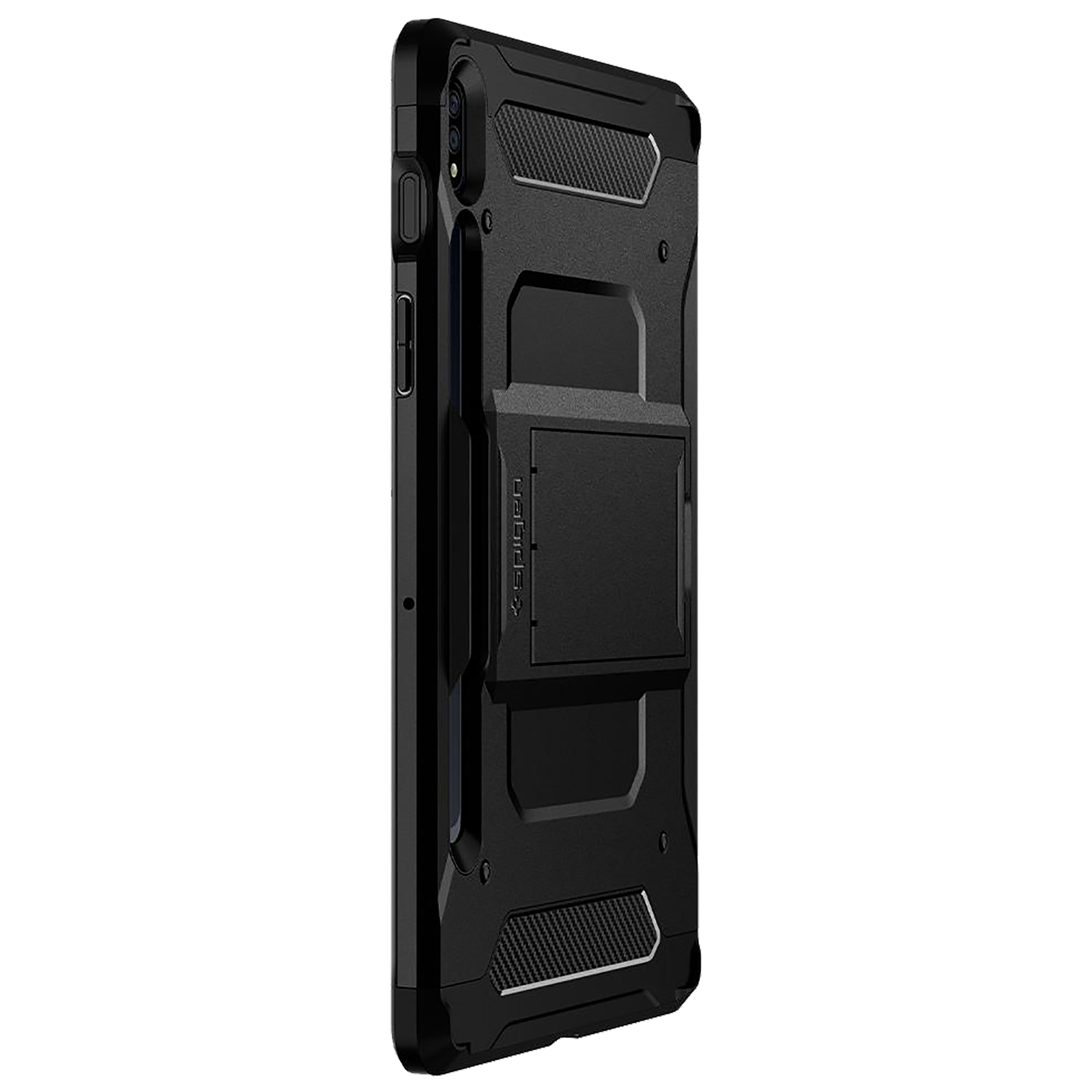 spigen Tough Armor Pro TPU & Polycarbonate Back Cover for SAMSUNG Galaxy Tab S8, Tab S7 (Built-In Pen Storage, Black)_10