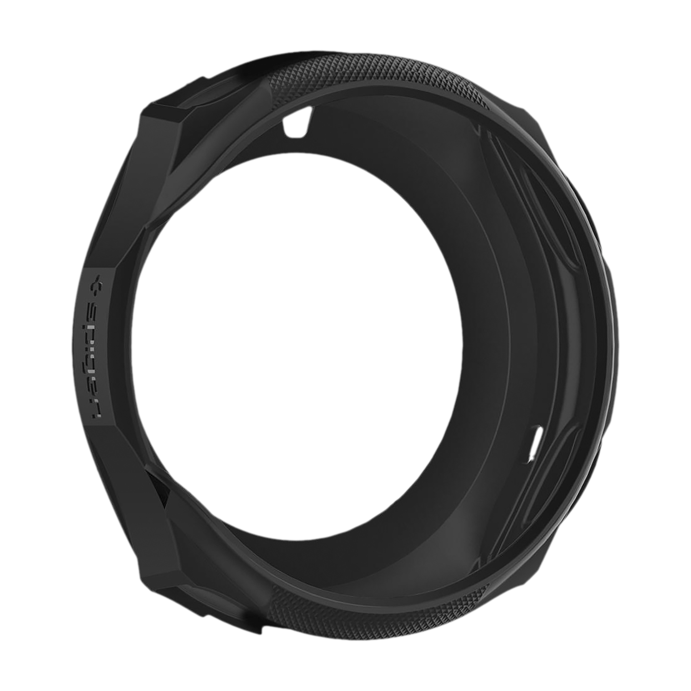 Spigen Liquid Air TPU Case for SAMSUNG Galaxy Watch (46mm) (Shock-Absorbent Layer, Black)_5