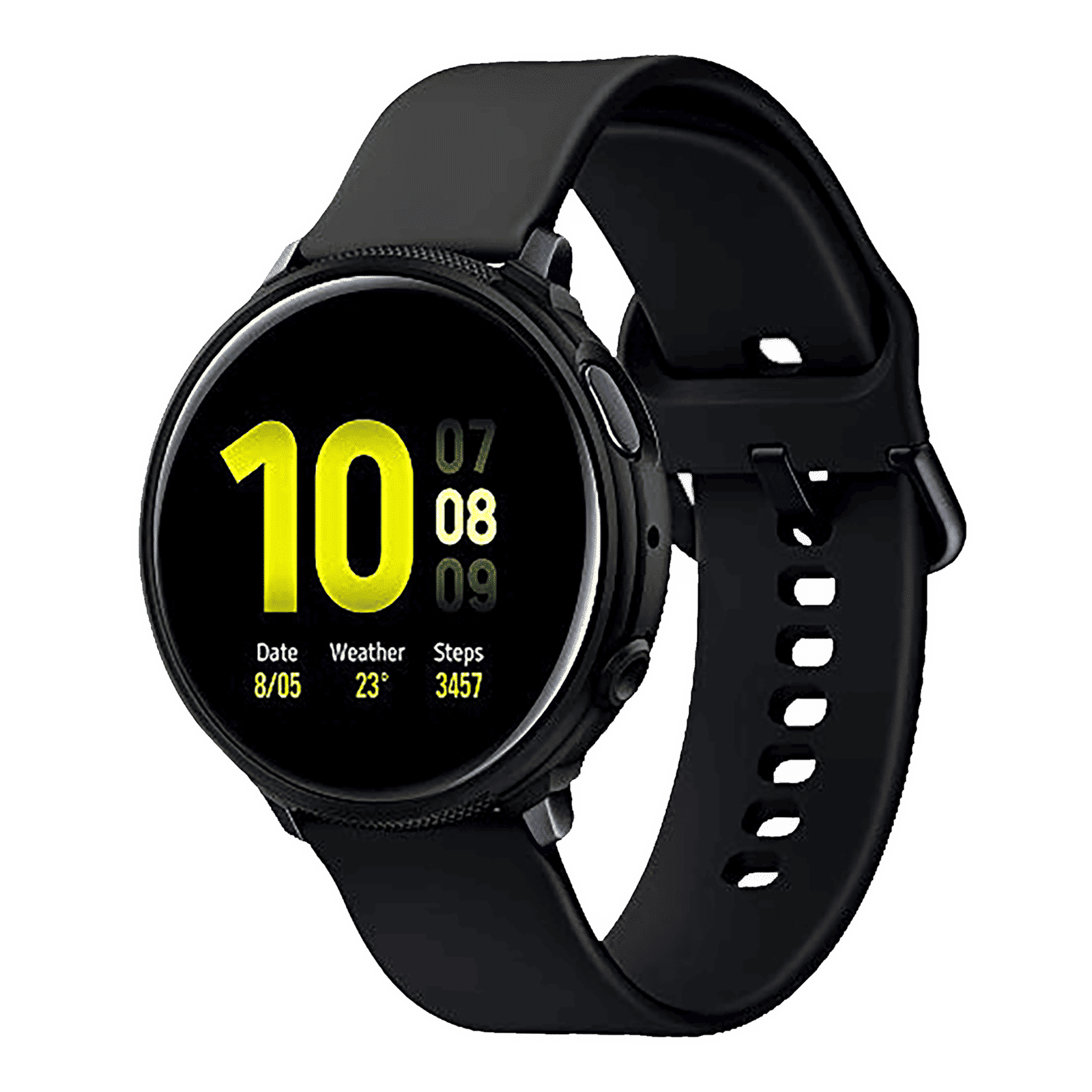 Spigen Liquid Air TPU Case for SAMSUNG Galaxy Watch Active 2 (40mm) (Shock-Absorbent Layer, Matte Black)_1
