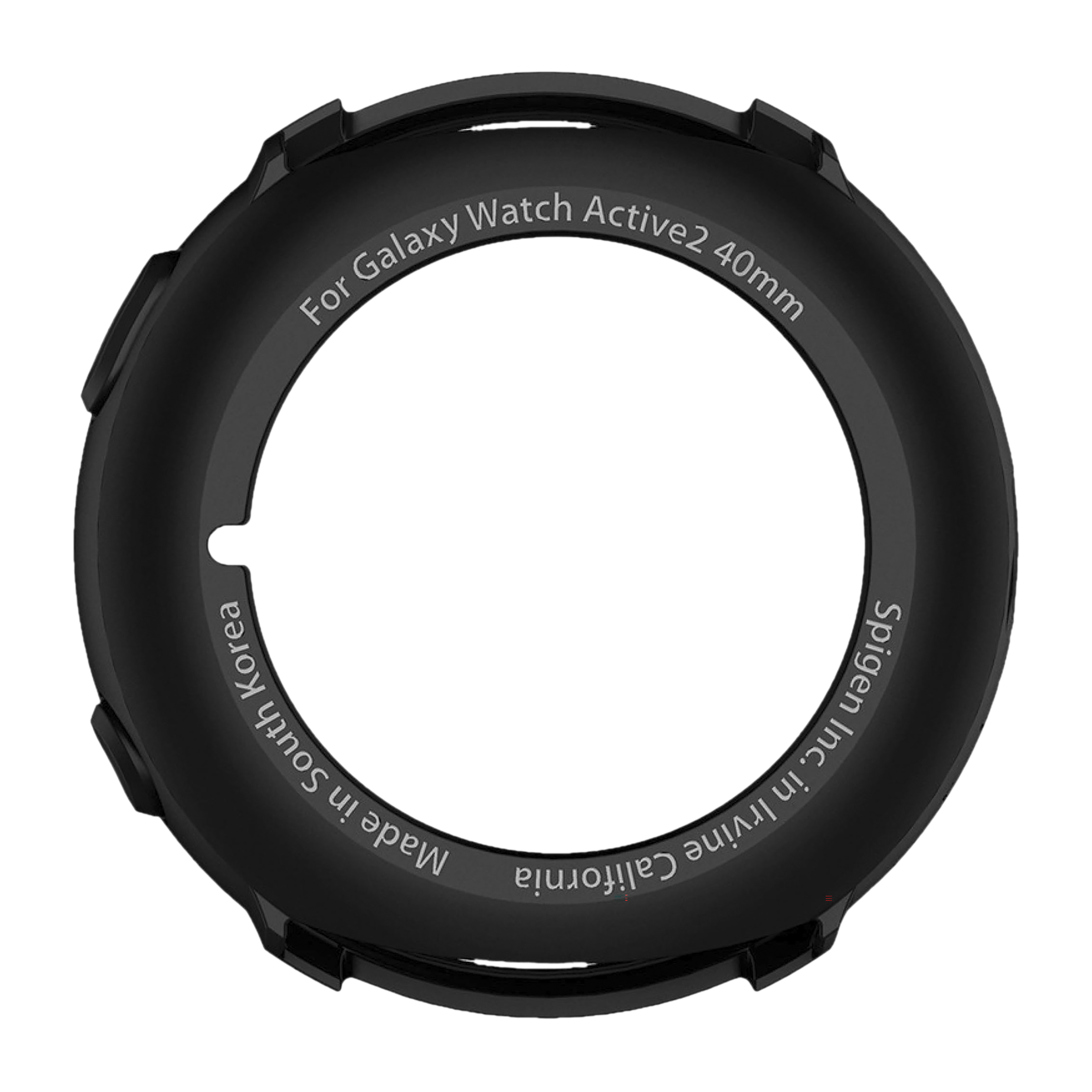 Spigen Liquid Air TPU Case for SAMSUNG Galaxy Watch Active 2 (40mm) (Shock-Absorbent Layer, Matte Black)_6