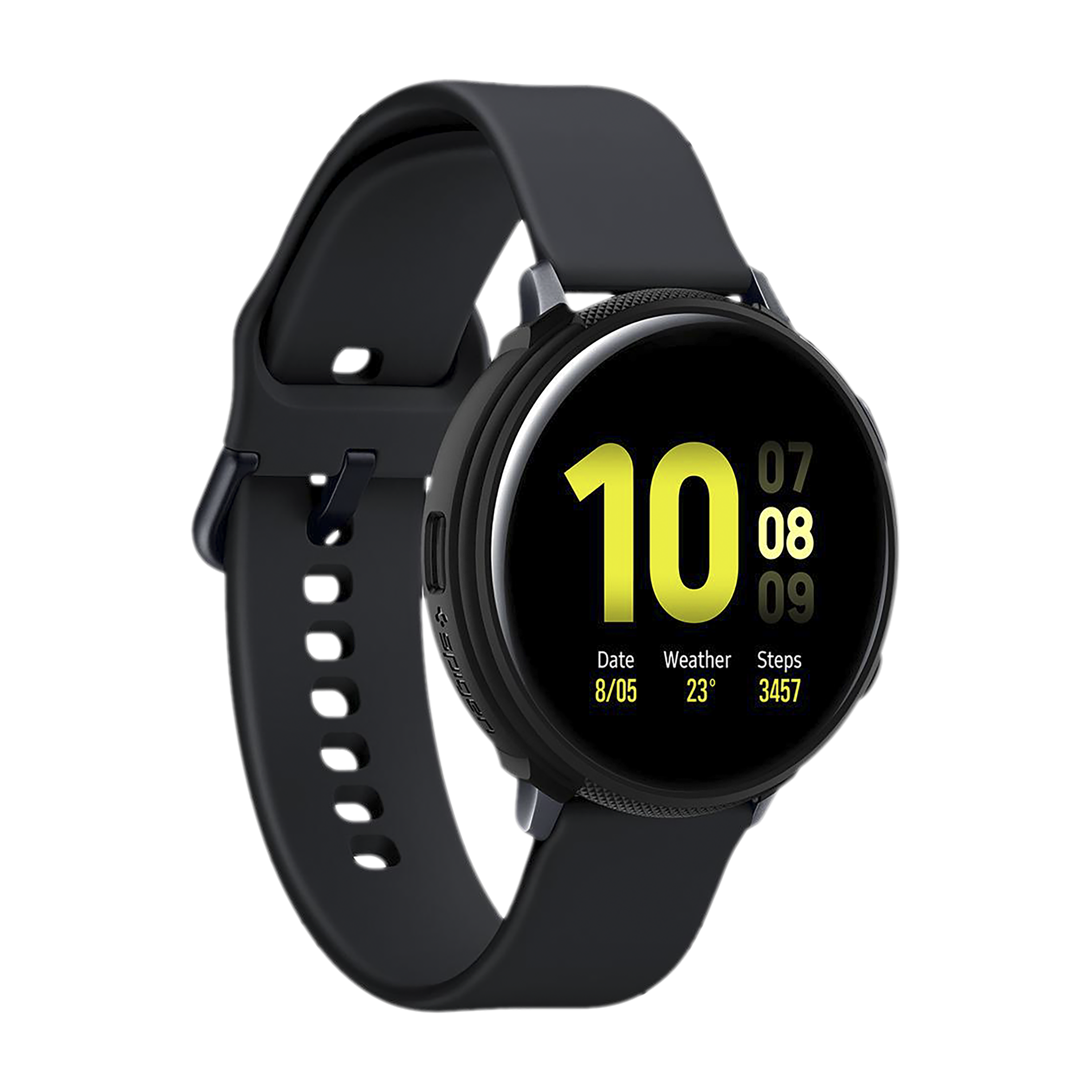 Spigen Liquid Air TPU Case for SAMSUNG Galaxy Watch Active 2 (40mm) (Shock-Absorbent Layer, Matte Black)_7