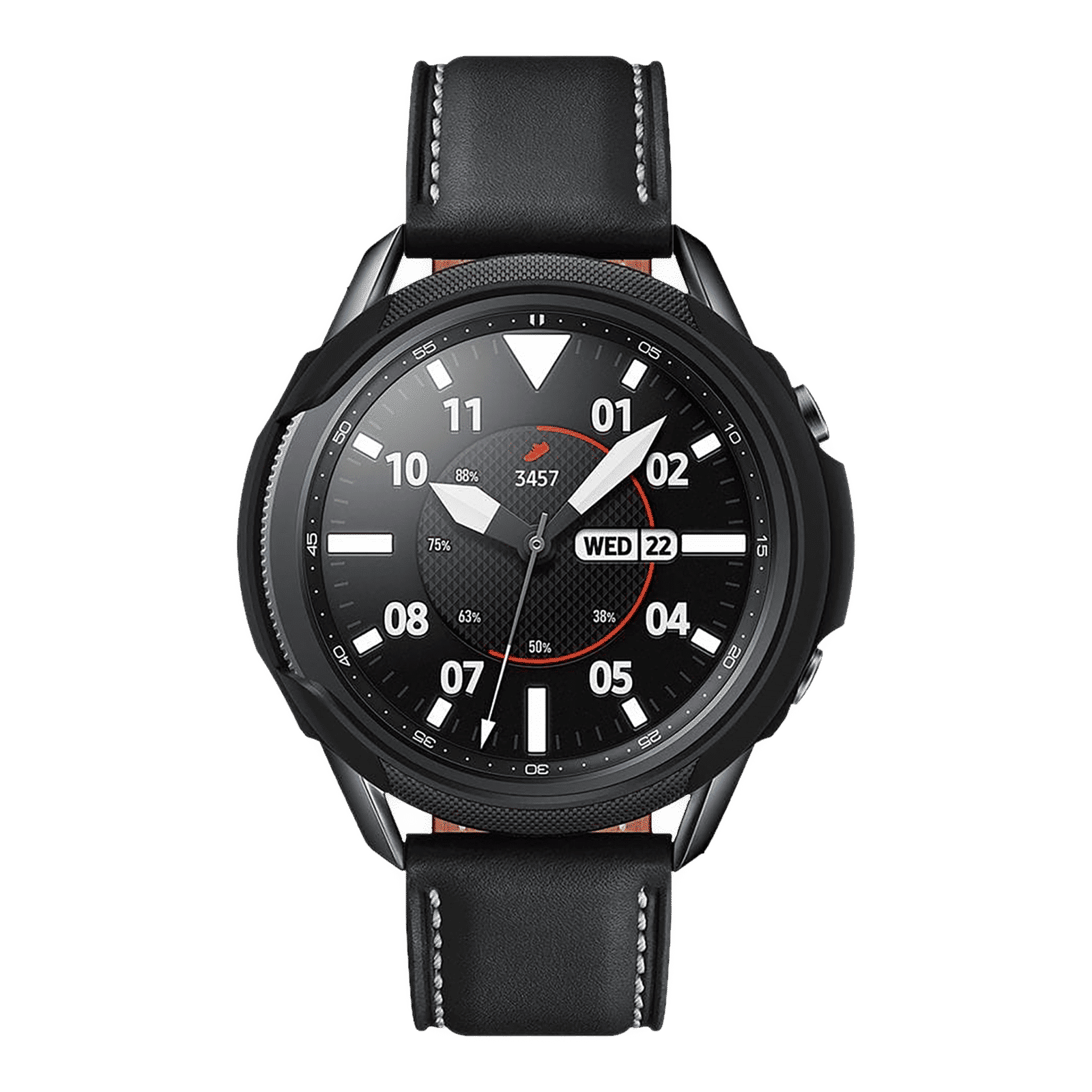 Spigen Liquid Air Armor TPU Case for SAMSUNG Galaxy Watch3 (45mm) (Shock-Absorbent Layer, Bronze)_3