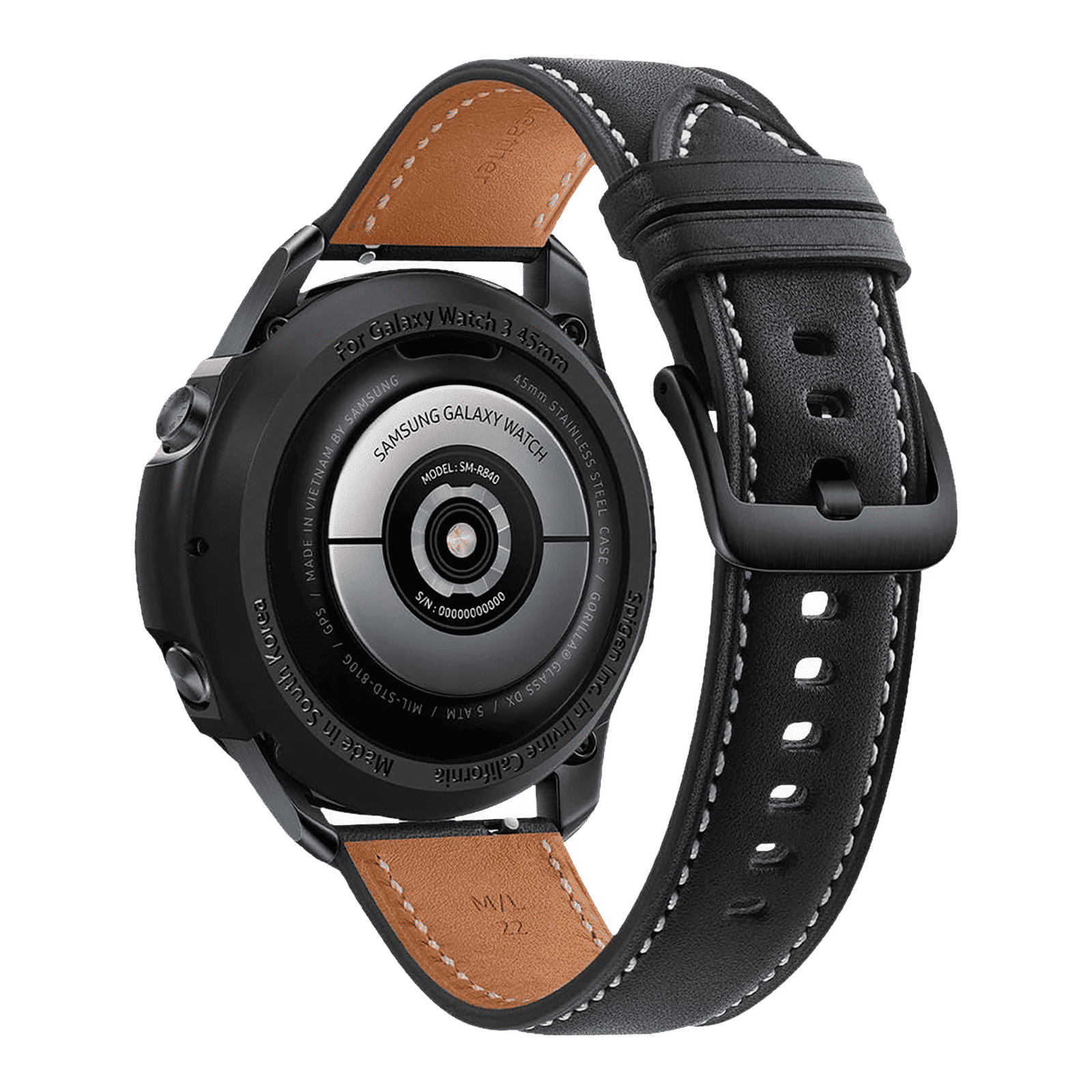 Spigen Liquid Air Armor TPU Case for SAMSUNG Galaxy Watch3 (45mm) (Shock-Absorbent Layer, Bronze)_4