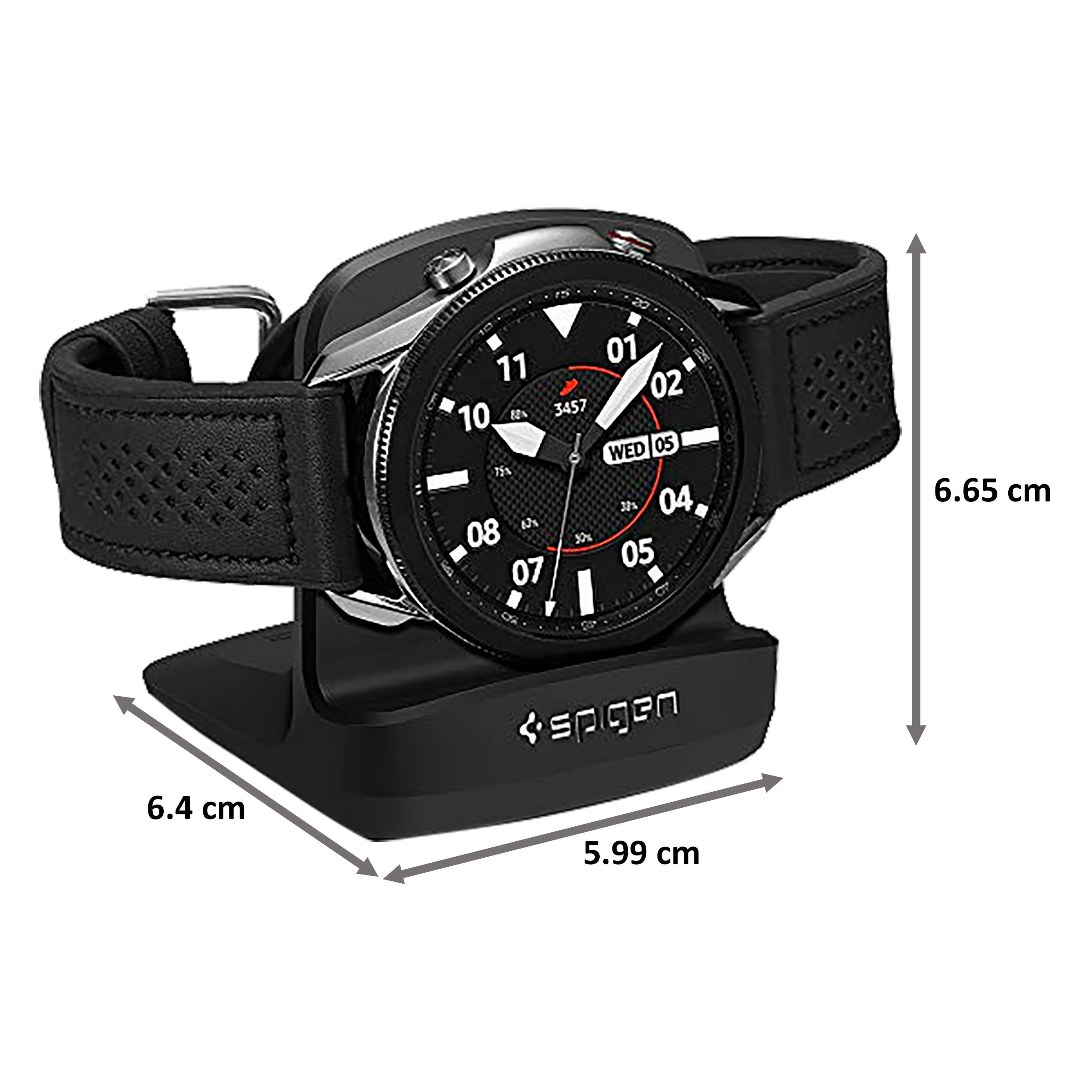 spigen S352 Night Stand Dock For Samsung All Galaxy Watch Series (AMP01859, Black) spigen S352 Night Stand Dock For Samsung All Galaxy Watch Series (AMP01859, Black)_2