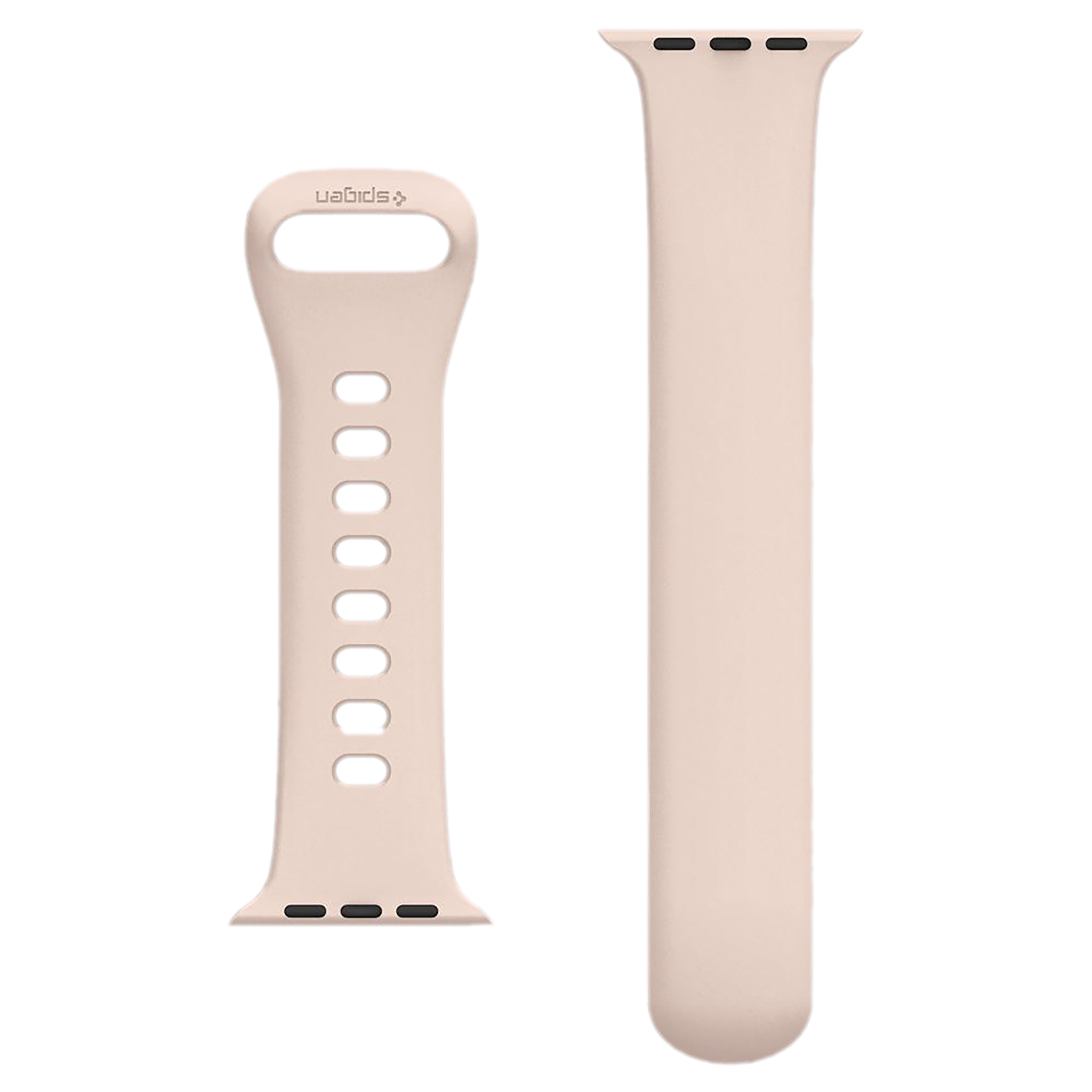 Spigen Silicone Band for Apple Watch Series Ultra, SE 2, SE, 8, 7, 6, 5, 4, 3, 2 & 1 (49mm / 45mm / 44mm / 42mm) (Adjustable Length, Rose Gold)_1