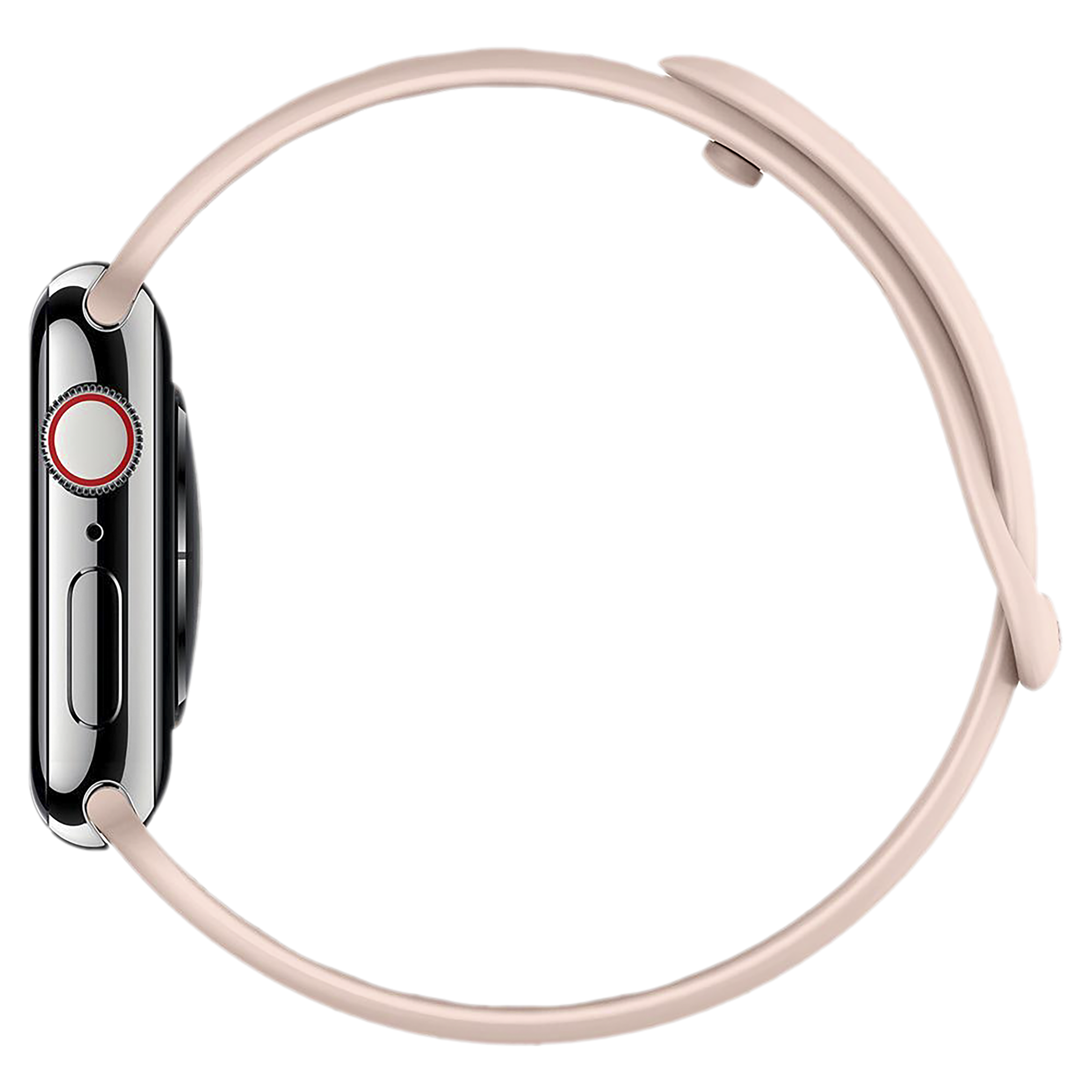 Spigen Silicone Band for Apple Watch Series Ultra, SE 2, SE, 8, 7, 6, 5, 4, 3, 2 & 1 (49mm / 45mm / 44mm / 42mm) (Adjustable Length, Rose Gold)_6