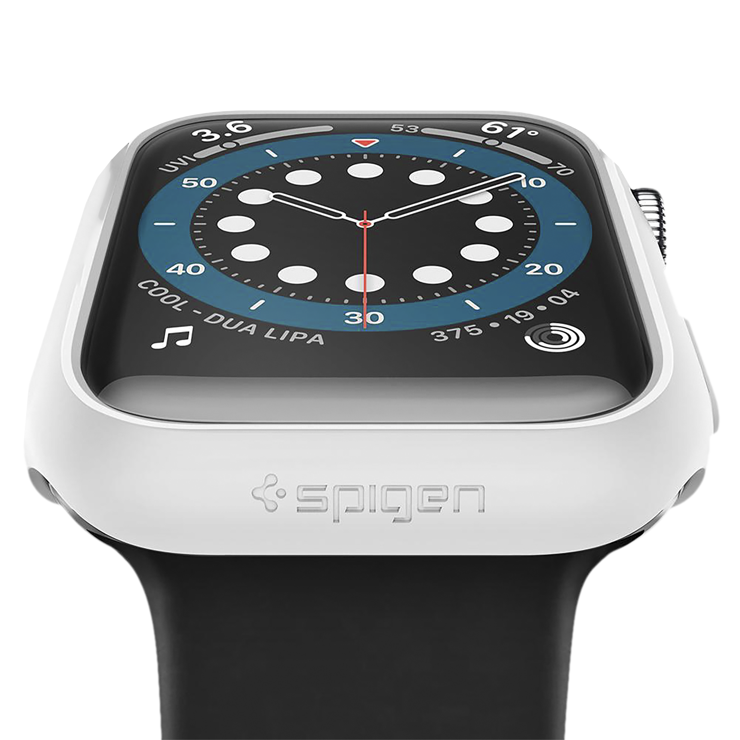 Spigen Thin Fit Polycarbonate Case for Apple Watch Series SE 2, SE, 6, 5 & 4 (40mm) (Razor-Thin Frame, White) Spigen Thin Fit Polycarbonate Case for Apple Watch Series SE 2, SE, 6, 5 & 4 (40mm) (Razor-Thin Frame, White)_5