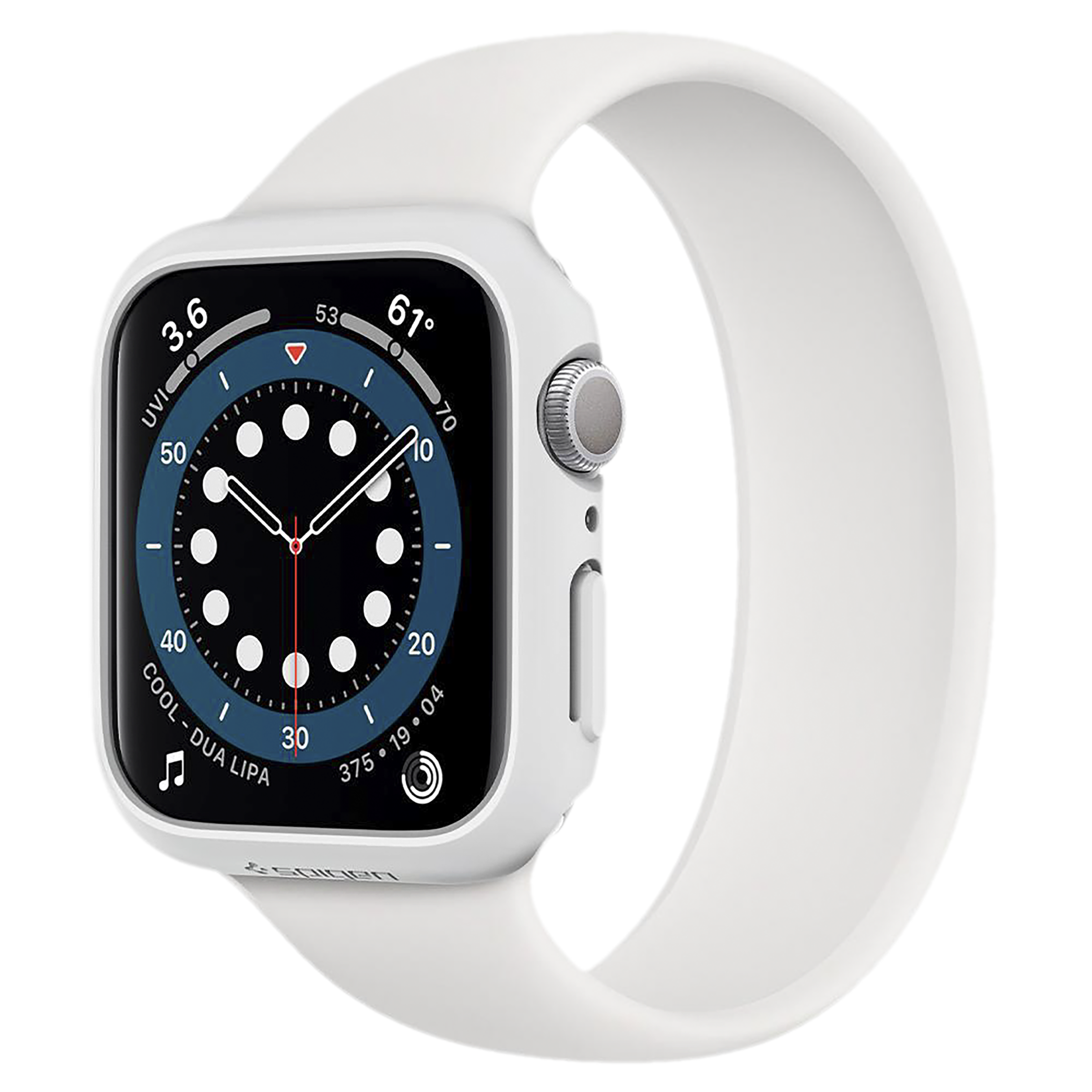 Spigen Thin Fit Polycarbonate Case for Apple Watch Series SE 2, SE, 6, 5 & 4 (40mm) (Razor-Thin Frame, White) Spigen Thin Fit Polycarbonate Case for Apple Watch Series SE 2, SE, 6, 5 & 4 (40mm) (Razor-Thin Frame, White)_6