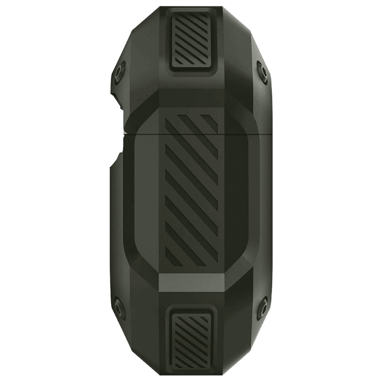 spigen Tough Armor Silicone Full Cover Case For AirPods Pro (Key Ring For Easy Portability, ASD00539, Military Green)_3