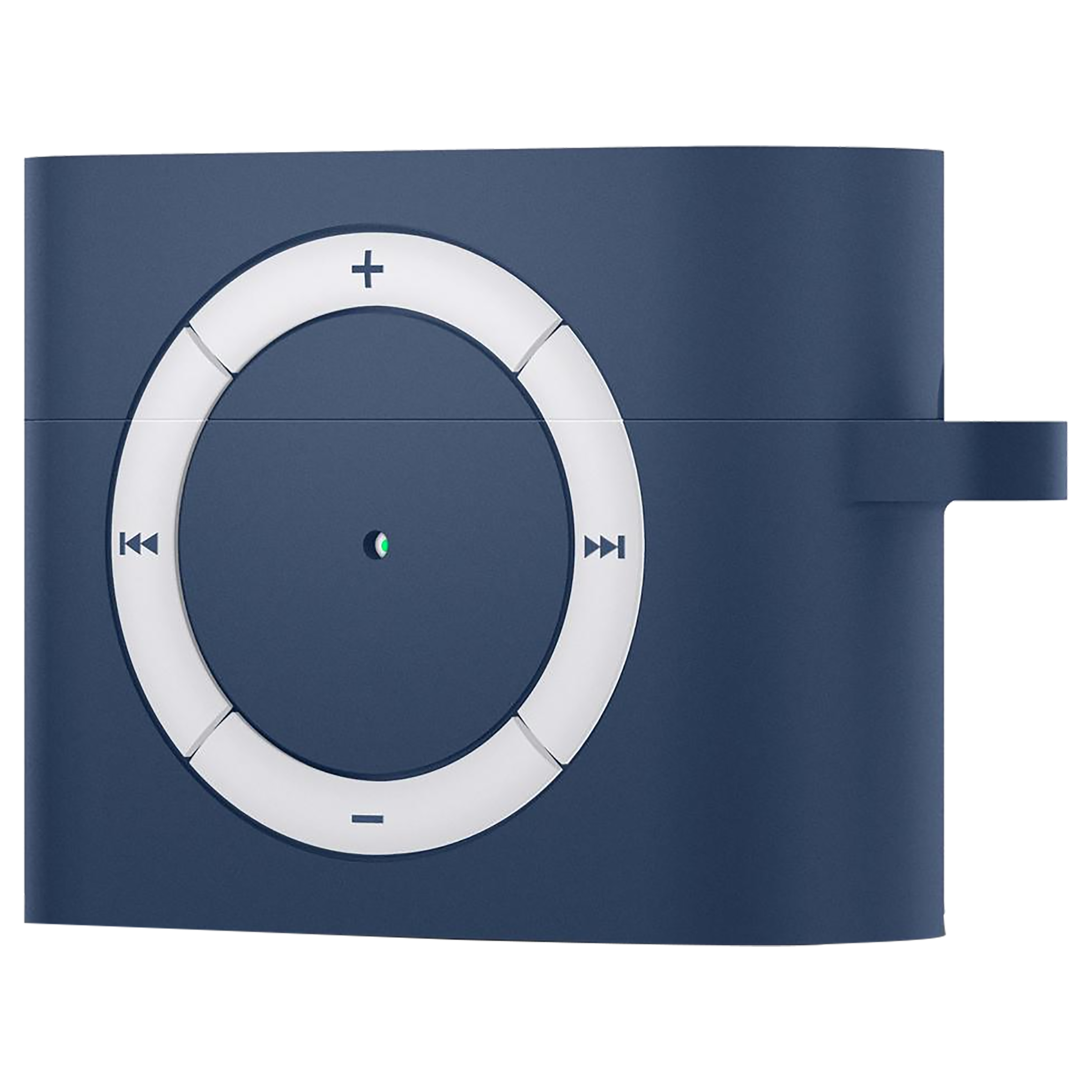 spigen Classic Shuffle Silicone Full Case Cover for Apple AirPods Pro (Retro Inspired Design, Deep Blue)_9