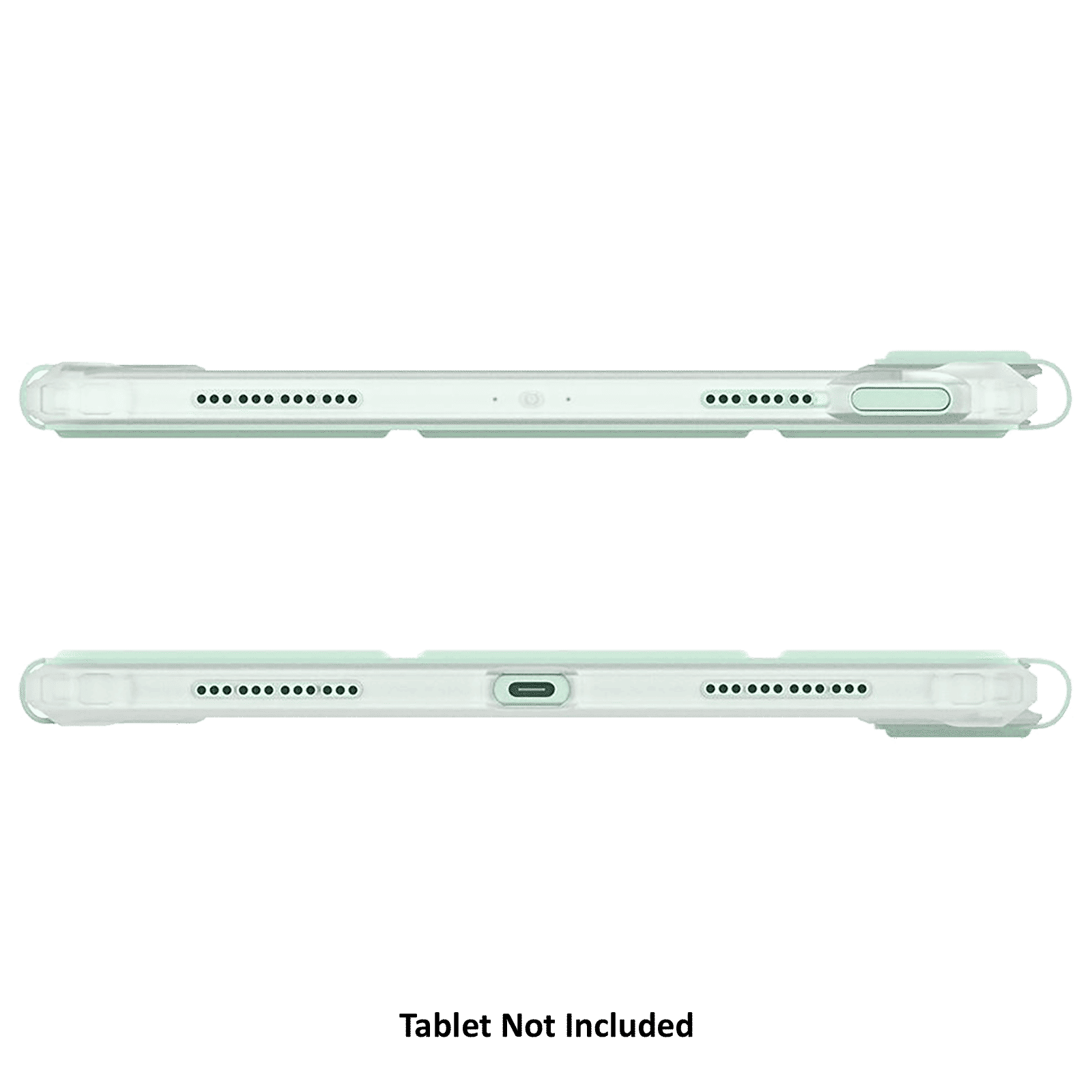 spigen Ultra Hybrid Pro Polycarbonate Flip Cover for Apple iPad Air 10.9 Inch (Apple Pencil Functions, Green)_4