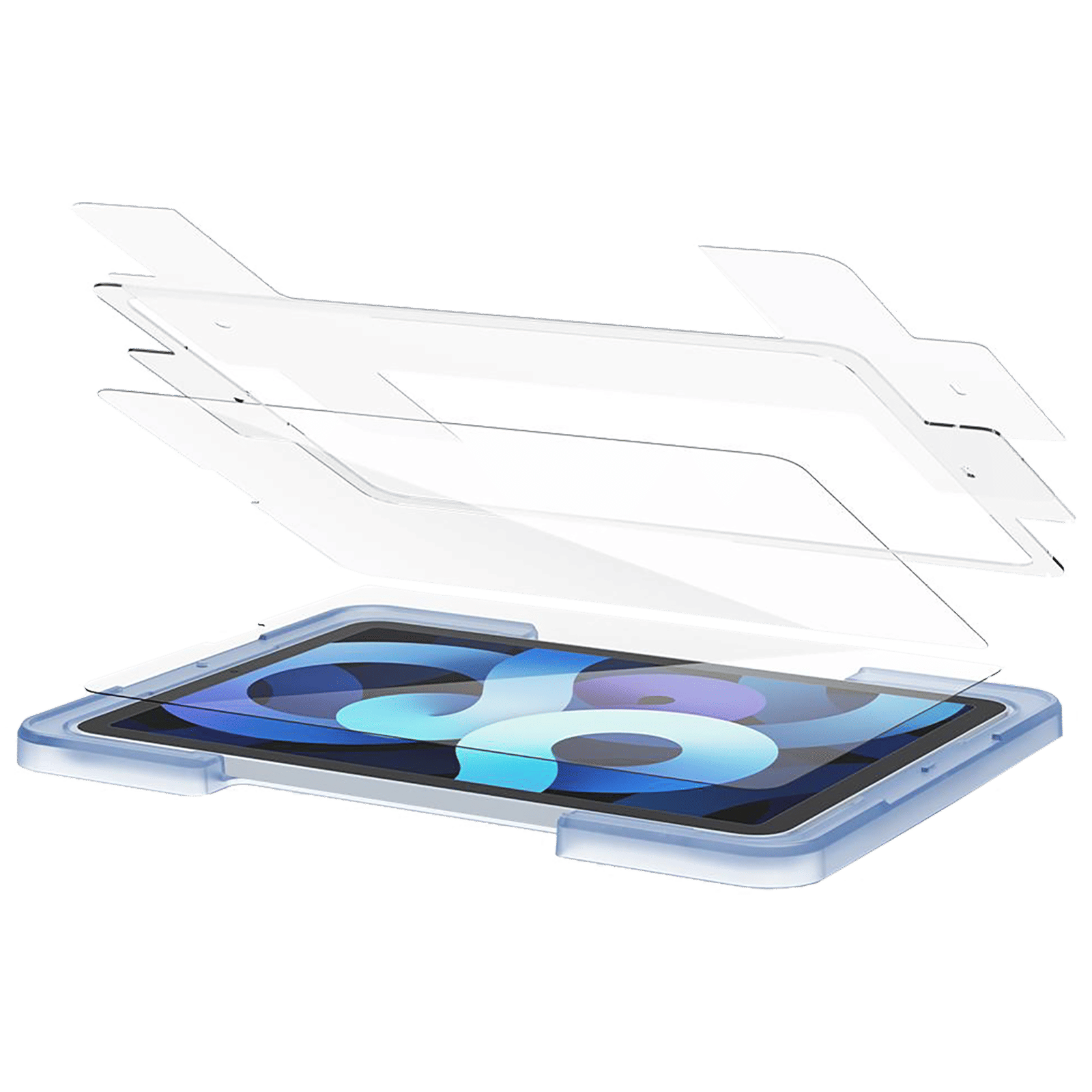 spigen GLAS.tR EZ FIT Screen Protector For Apple iPad Air 10.9" (2021/2020) (Oleophobic Coating, AGL02065, Transparent) spigen GLAS.tR EZ FIT Screen Protector For Apple iPad Air 10.9" (2021/2020) (Oleophobic Coating, AGL02065, Transparent)_8