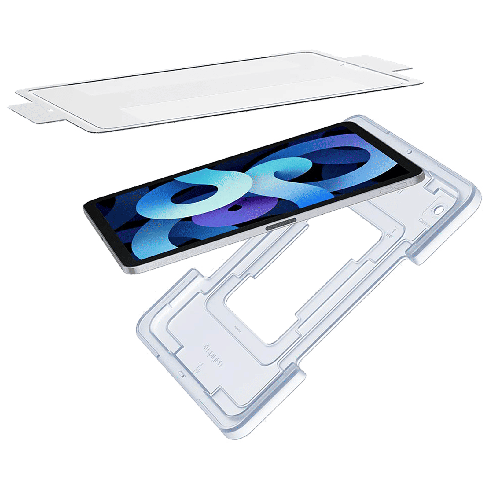 spigen GLAS.tR EZ FIT Screen Protector For Apple iPad Air 10.9" (2021/2020) (Oleophobic Coating, AGL02065, Transparent) spigen GLAS.tR EZ FIT Screen Protector For Apple iPad Air 10.9" (2021/2020) (Oleophobic Coating, AGL02065, Transparent)_9