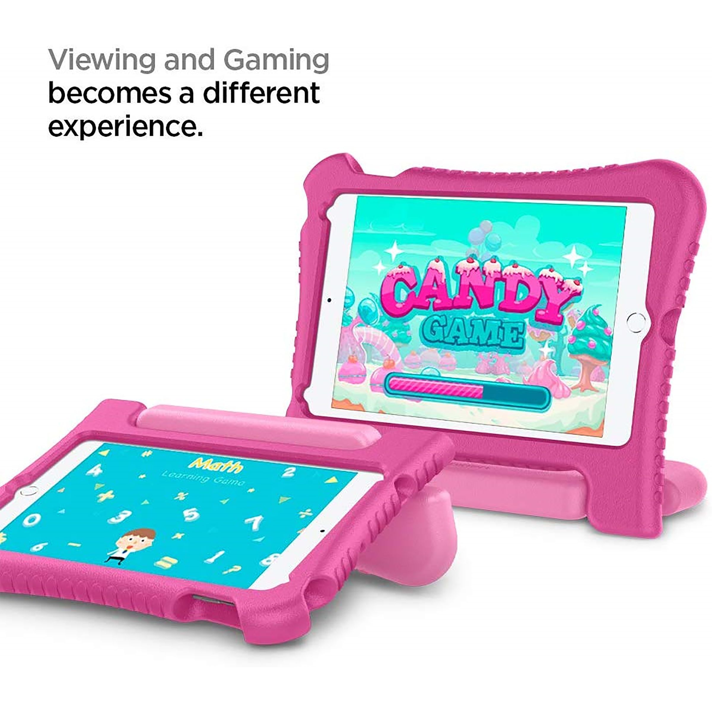 spigen Play 360 Plastic & PC Back Case For iPad Mini 5 (Integrated Handle Design, 051CS26117, Candy Pink)_4