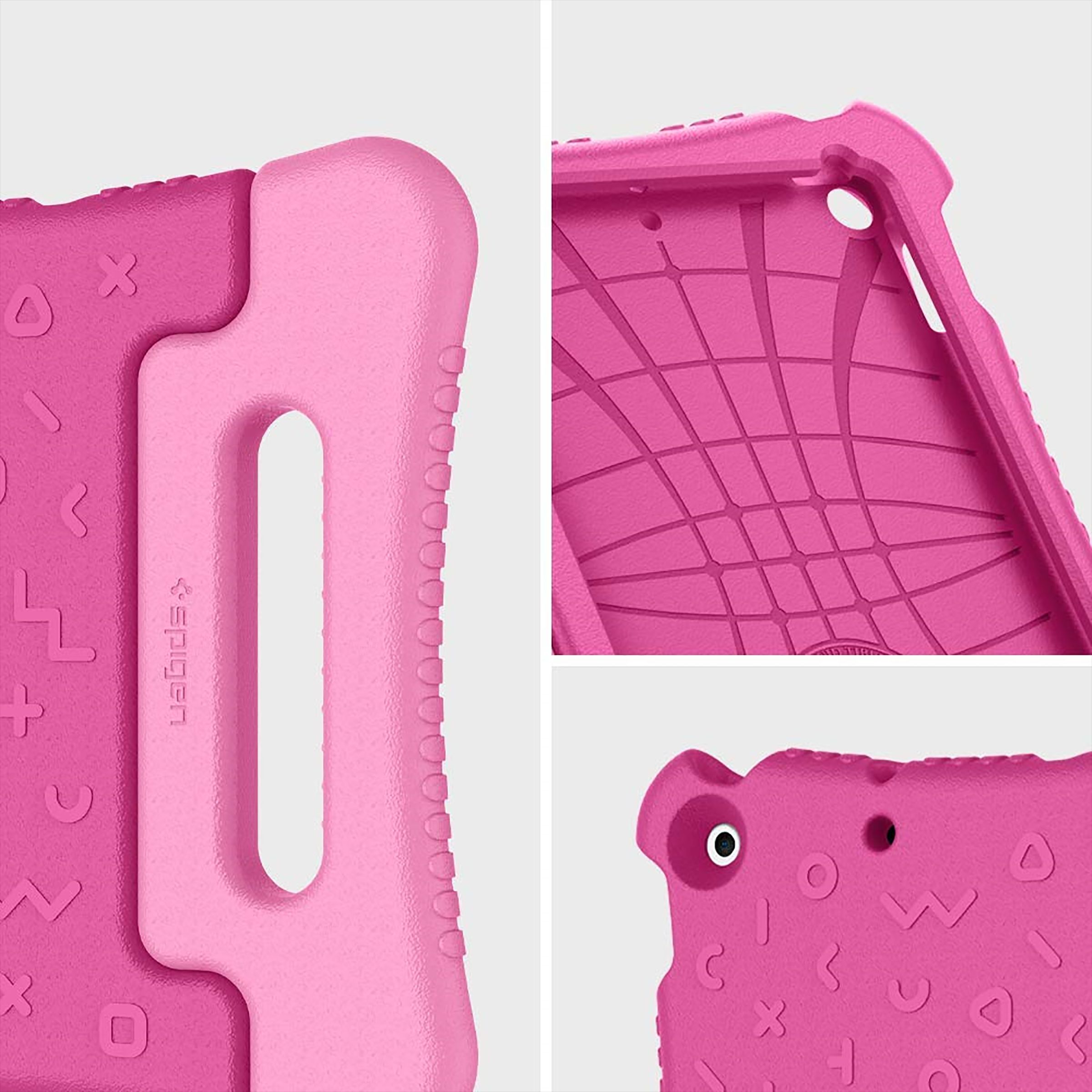spigen Play 360 Plastic & PC Back Case For iPad Mini 5 (Integrated Handle Design, 051CS26117, Candy Pink)_5