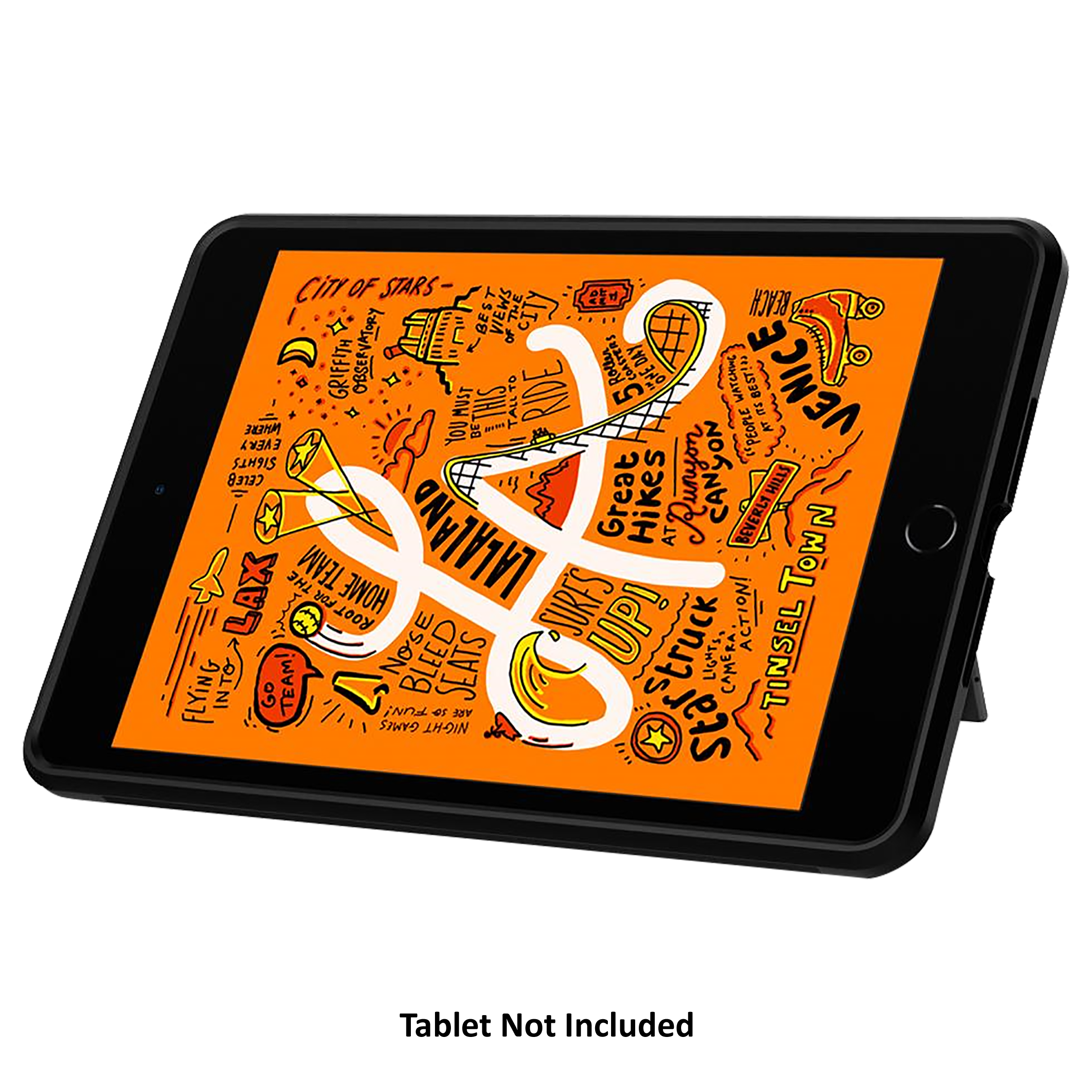 spigen Tough Armor TECH Polycarbonate Back Cover for Apple iPad Mini 5 (Shock Absorption, Black)_2