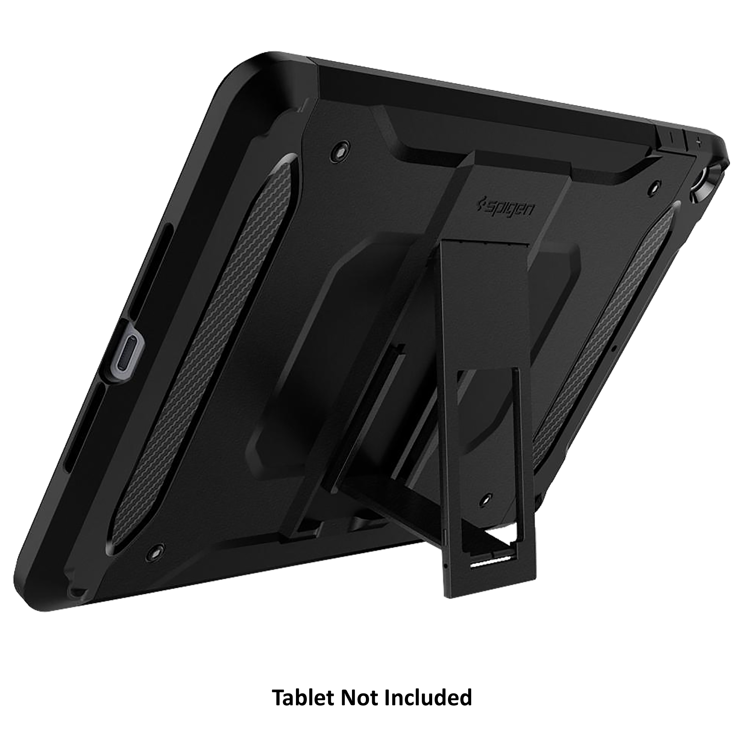 spigen Tough Armor TECH Polycarbonate Back Cover for Apple iPad Mini 5 (Shock Absorption, Black)_3