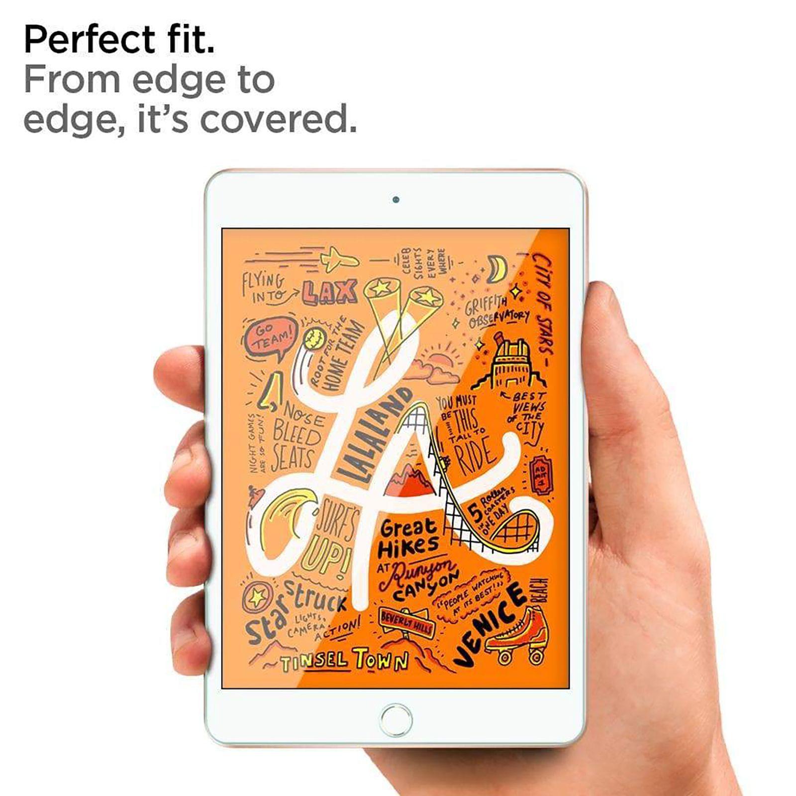 spigen GLAStR Slim Tempered Glass for Apple iPad Mini 5 (2019), Mini 4 (Oleophobic Coating) spigen GLAStR Slim Tempered Glass for Apple iPad Mini 5 (2019), Mini 4 (Oleophobic Coating)_14