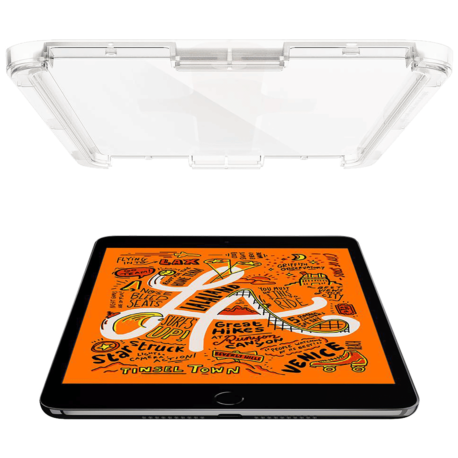 spigen GLAStR Slim Tempered Glass for Apple iPad Mini 5 (2019), Mini 4 (Oleophobic Coating) spigen GLAStR Slim Tempered Glass for Apple iPad Mini 5 (2019), Mini 4 (Oleophobic Coating)_5