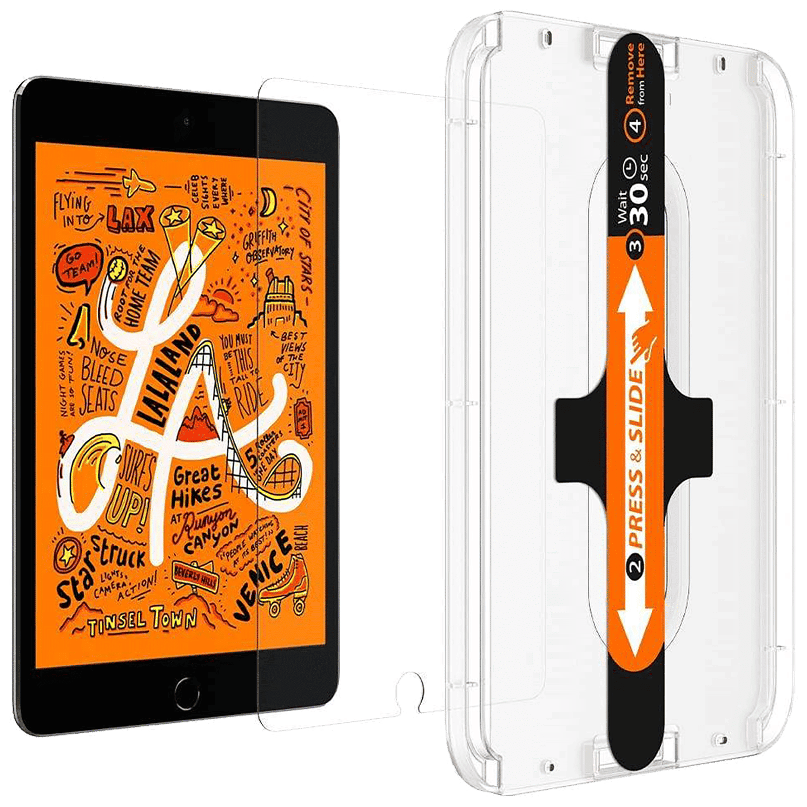 spigen GLAStR Slim Tempered Glass for Apple iPad Mini 5 (2019), Mini 4 (Oleophobic Coating) spigen GLAStR Slim Tempered Glass for Apple iPad Mini 5 (2019), Mini 4 (Oleophobic Coating)_6