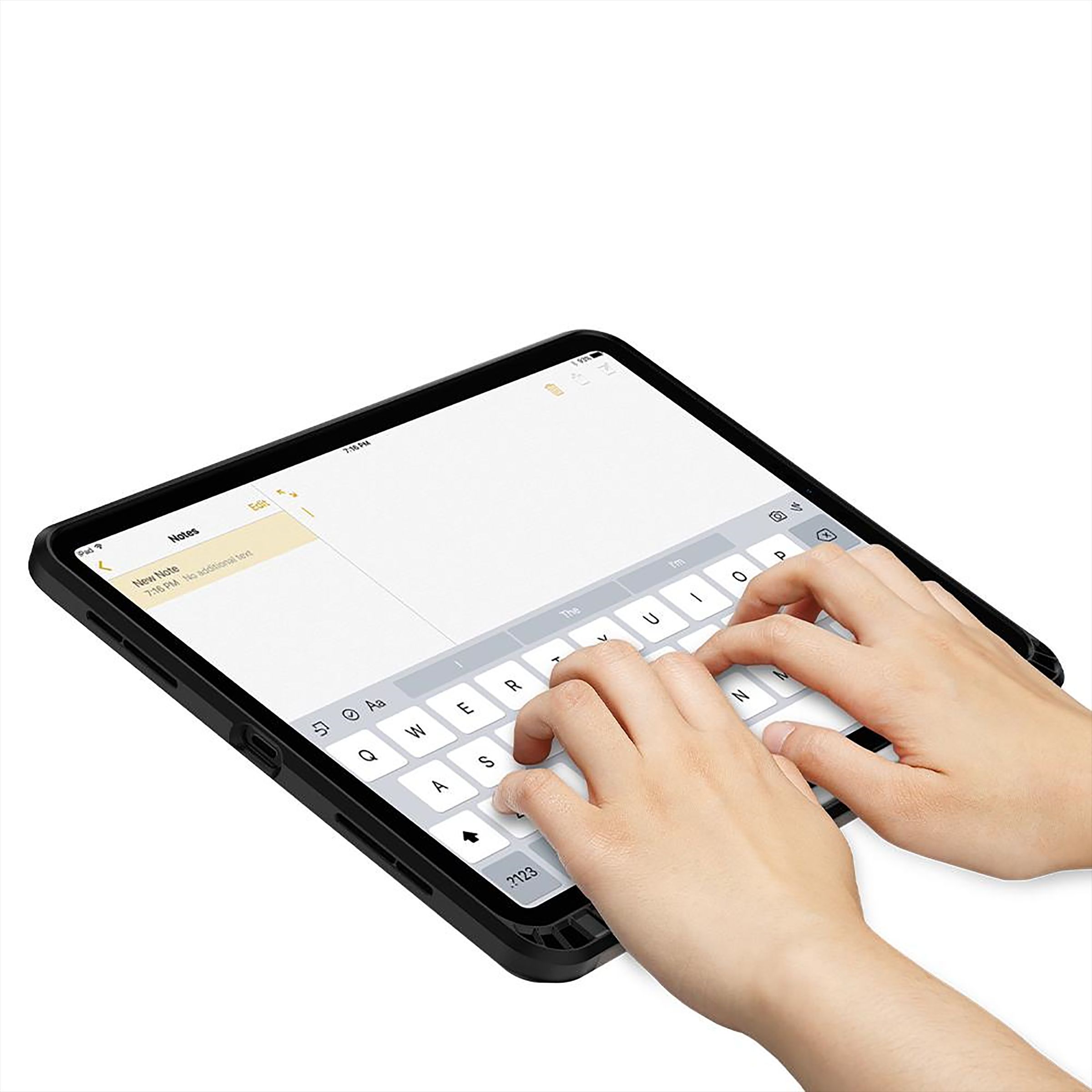 spigen Tough Armor Pro TPU Back Cover for Apple iPad Pro 11 Inch (Air Cushion Technology, Gunmetal)_7