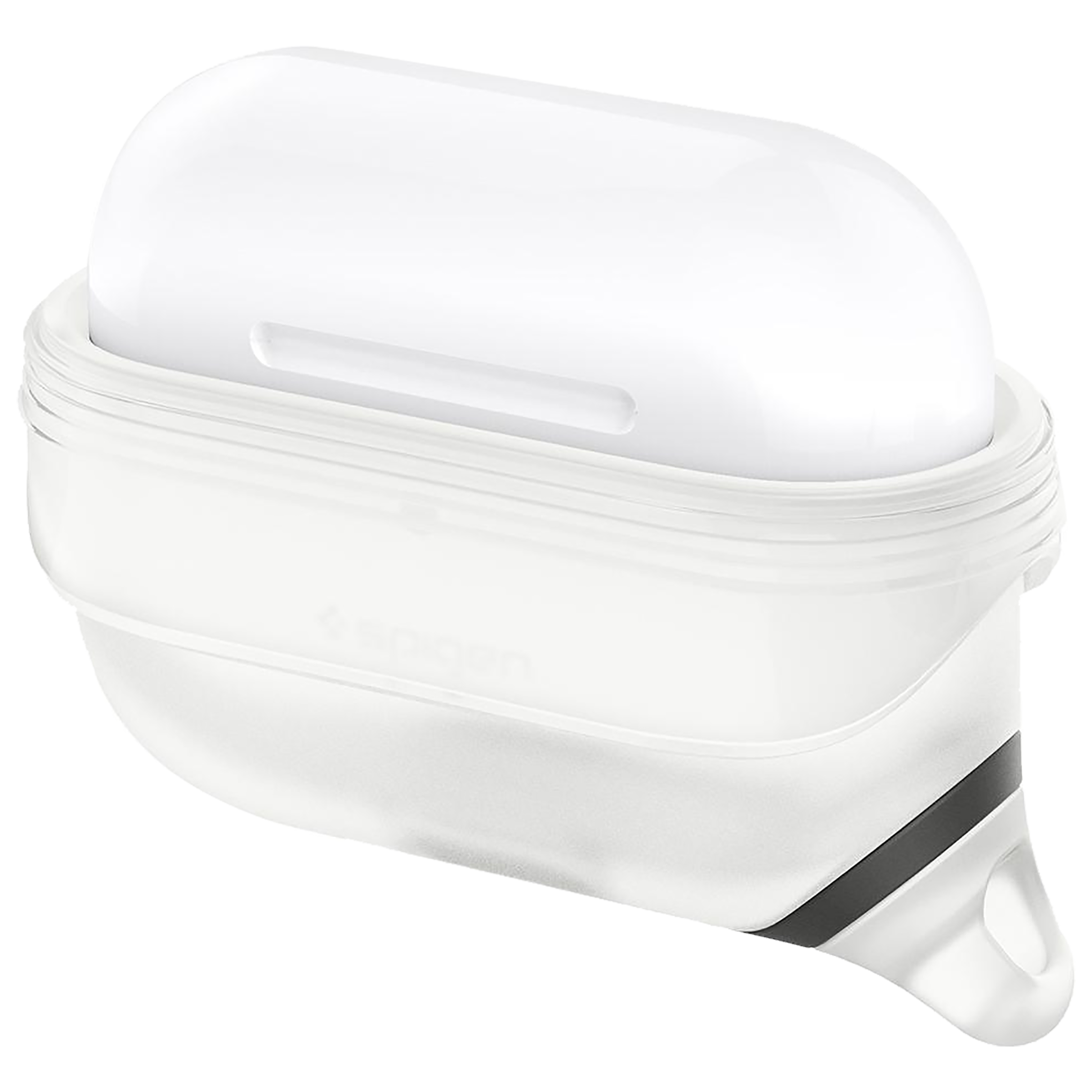 spigen Slim Armor IP Silicone Full Cover Case For AirPods Pro (Fully Compatible With Wireless Charging, ASD02236, Frost Clear)_12