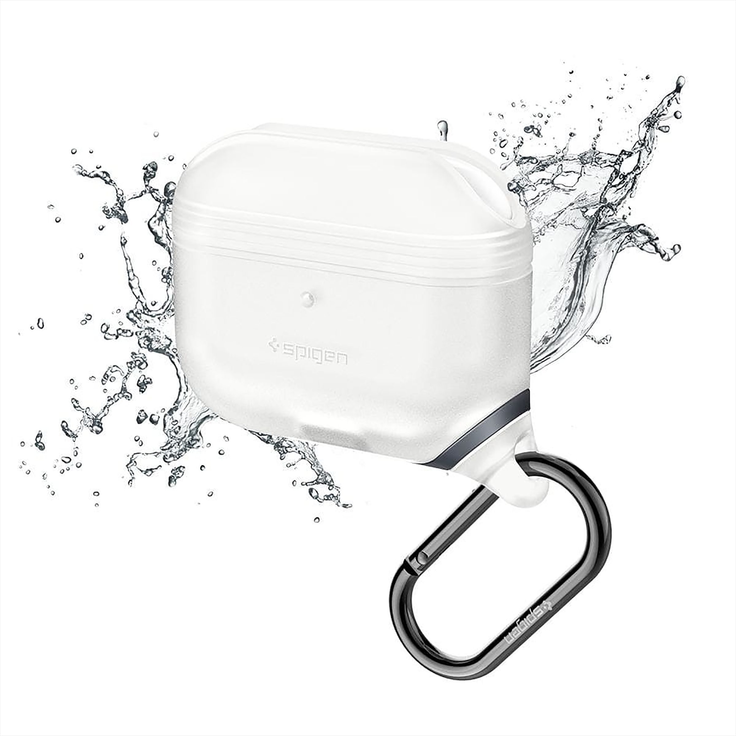 spigen Slim Armor IP Silicone Full Cover Case For AirPods Pro (Fully Compatible With Wireless Charging, ASD02236, Frost Clear)_19