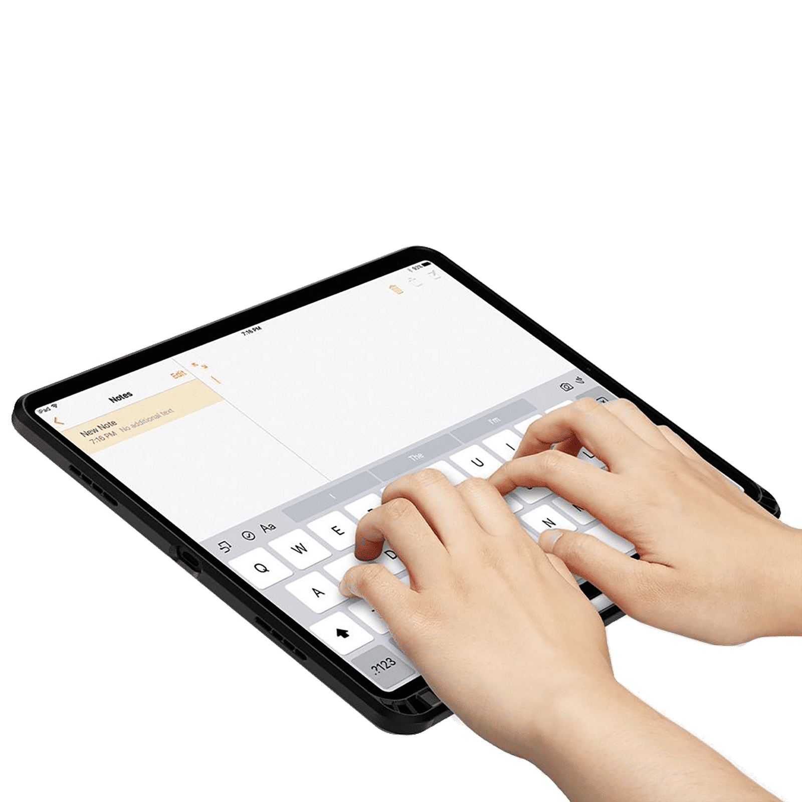 spigen Tough Armor Pro TPU & PC Back Case with Stand For iPad Pro 12.9" (2021) (Air Cushion Technology, ACS02881, Black)_12