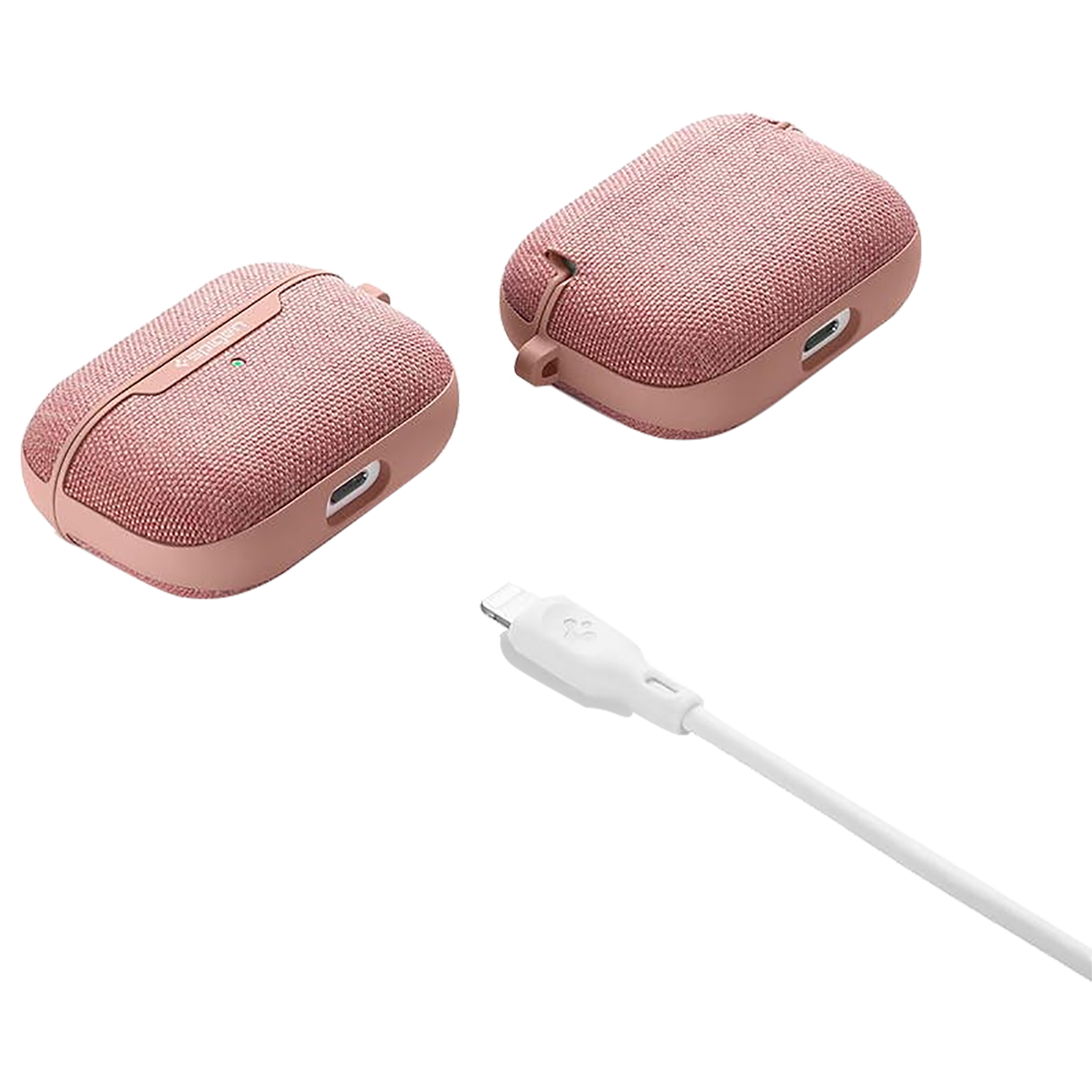 spigen Urban Fit Full Cover Case For Airpods Pro (2019) (Scratch Protection, ASD00575, Rose Gold)_6