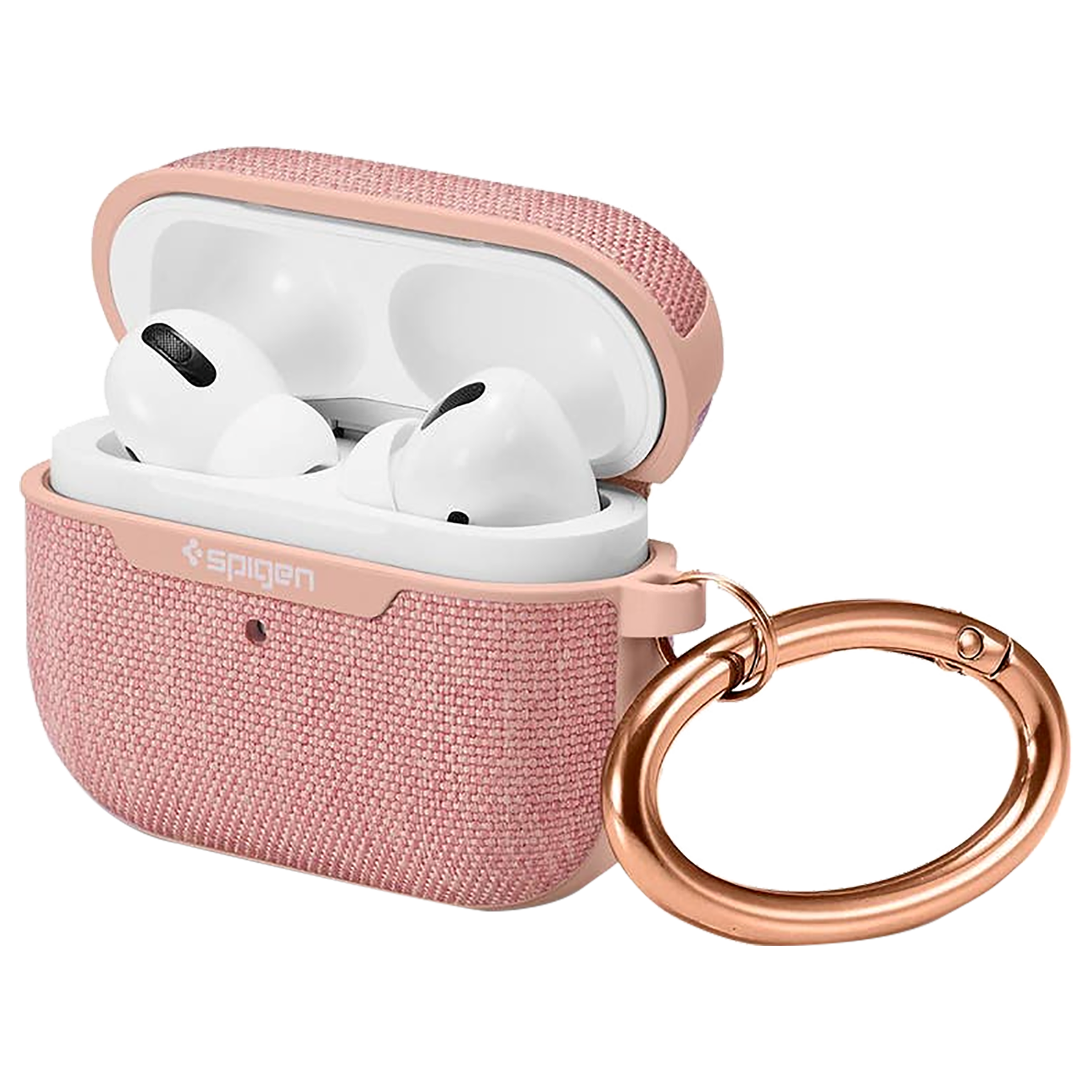 spigen Urban Fit Full Cover Case For Airpods Pro (2019) (Scratch Protection, ASD00575, Rose Gold)_9