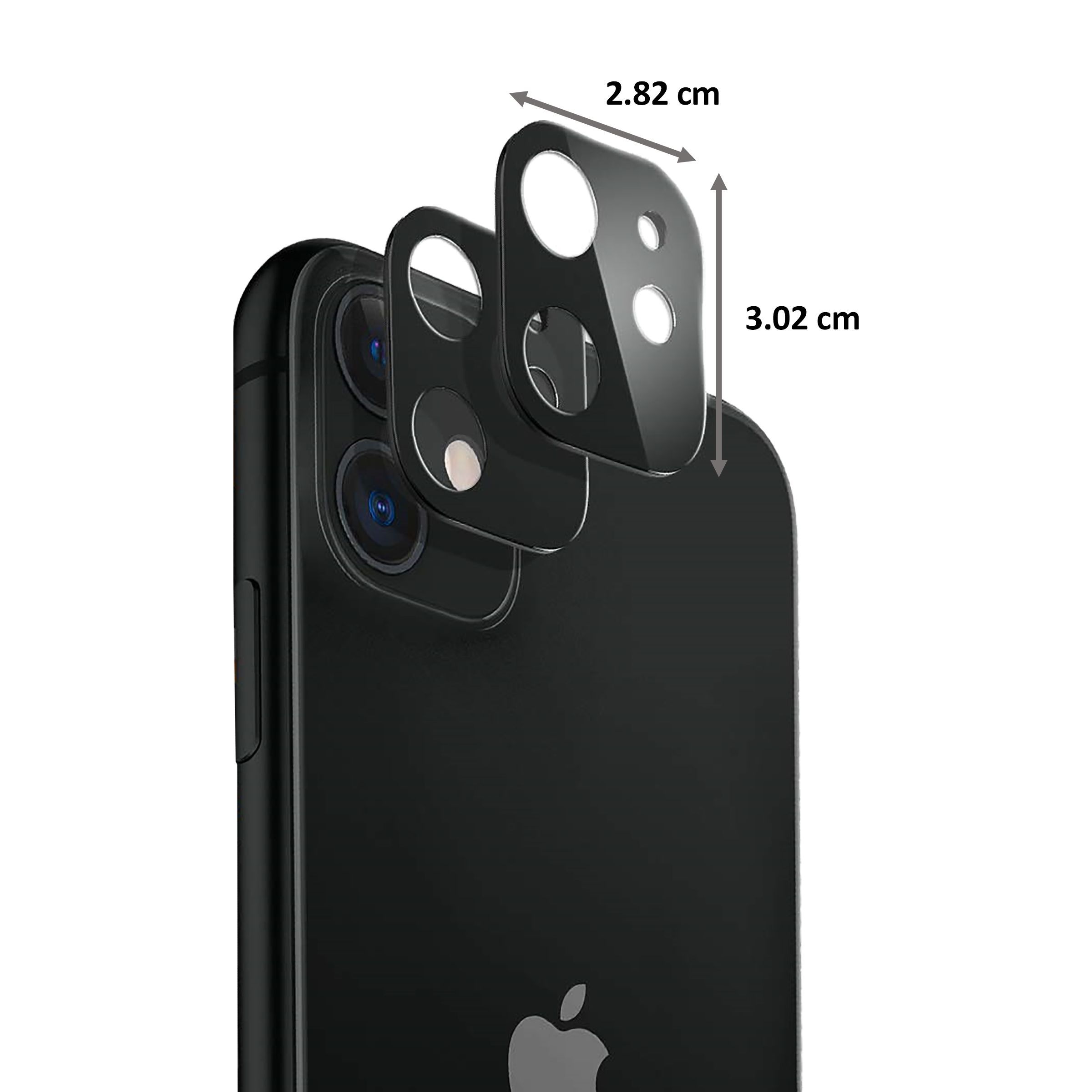 spigen Glas.tR Slim Camera Lens Protector For iPhone 11 (Anti-Scratch, AGL00506, Black)_8