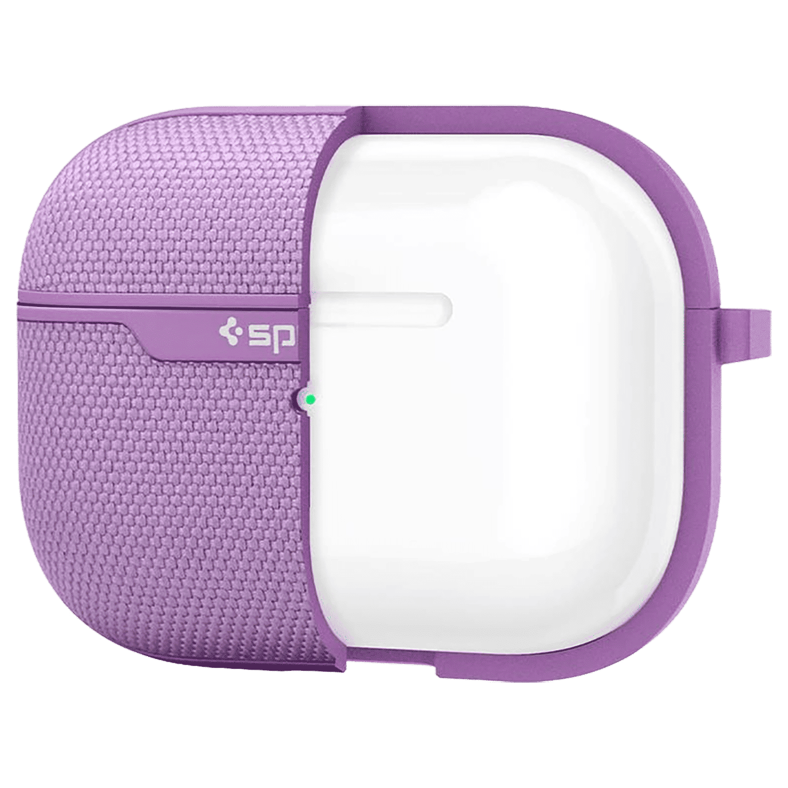 spigen Urban Fit PC & Fabric Full Cover Case For AirPods Pro (Scratch-Free, ASD00574, Purple) spigen Urban Fit PC & Fabric Full Cover Case For AirPods Pro (Scratch-Free, ASD00574, Purple)_8