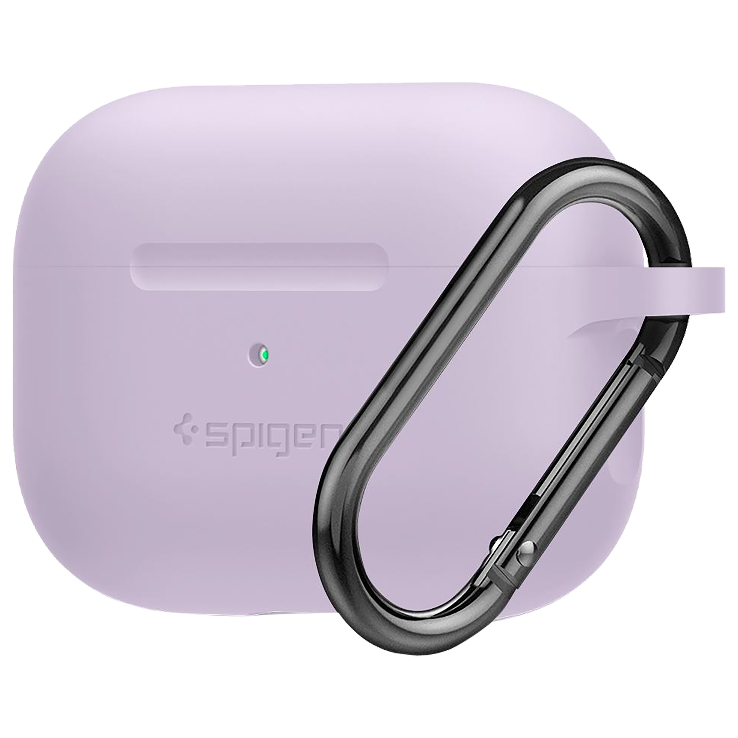 spigen Silicone Fit Silicone Full Cover Case For Airpods Pro (Shock Absorbent, ASD02168, Lavender)_1