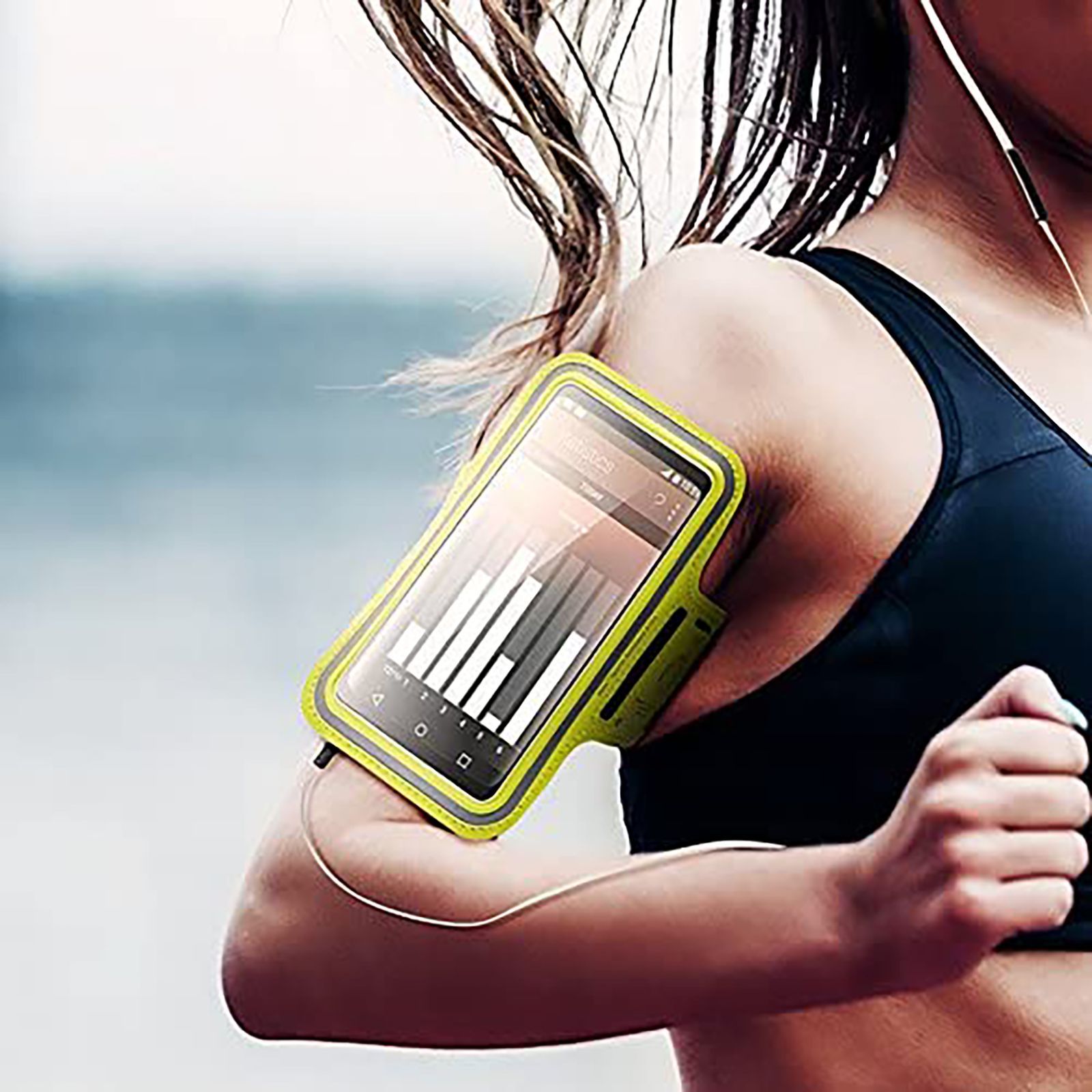 spigen A700 Sport Neoprene Back Cover for Universal Mobiles (Sweat Proof,, Neon)_8