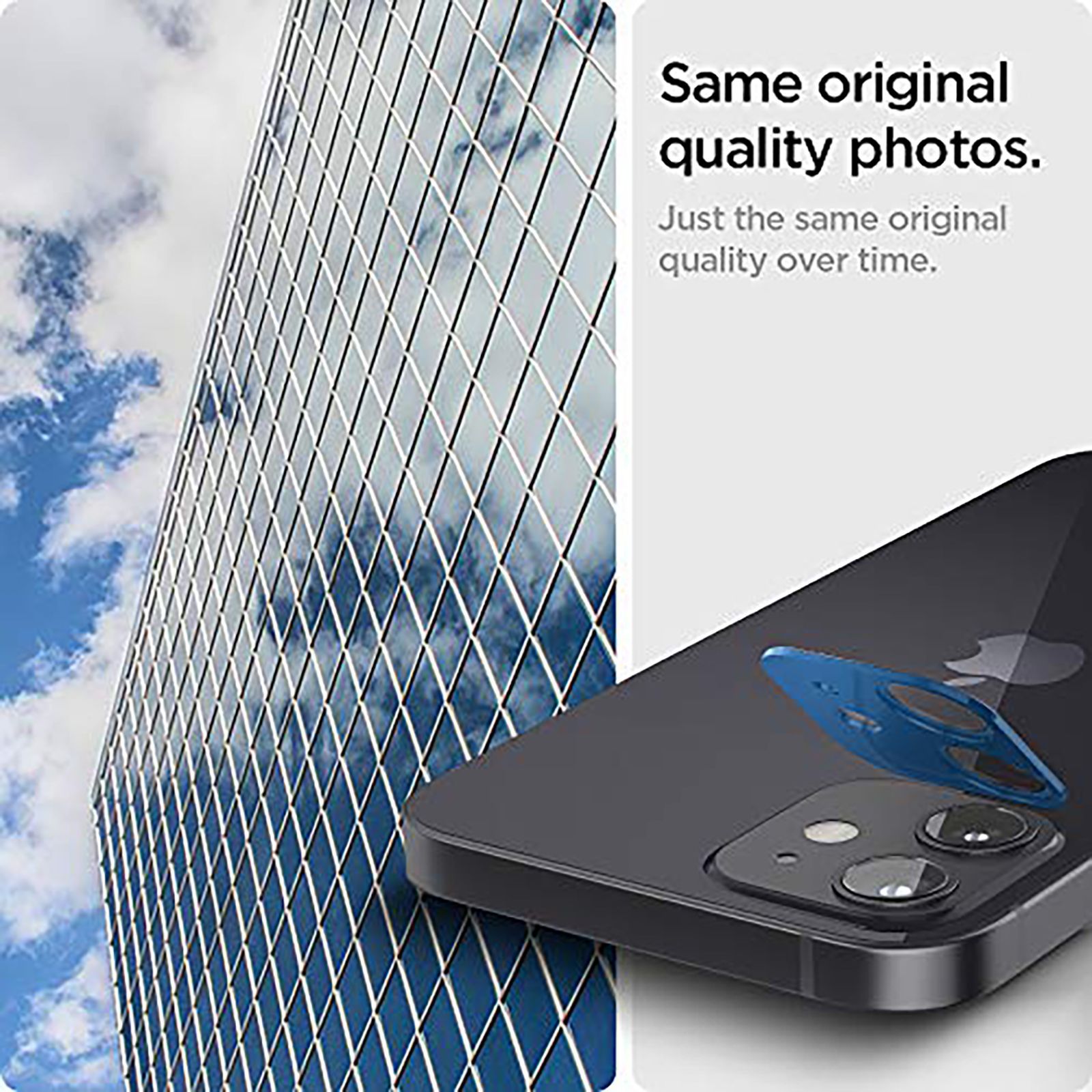 spigen Glastr Optik Camera Lens Protector for iPhone 12 (9H Hardness, AGL02304, Black)_6