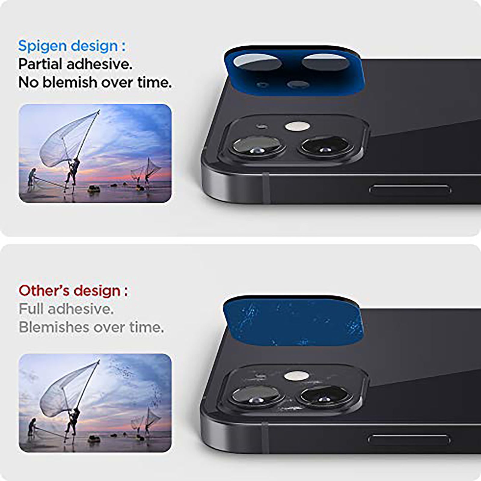 spigen Glastr Optik Camera Lens Protector for iPhone 12 (9H Hardness, AGL02304, Black)_9