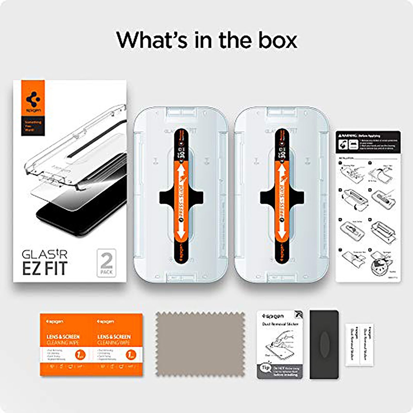 spigen GlastR EZ Fit Tempered Glass for Apple iPhone 12 Mini (Oleophobic Coating)_5