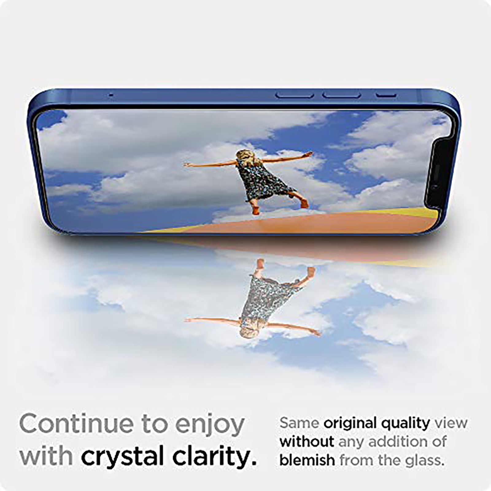 spigen GlastR EZ Fit Tempered Glass for Apple iPhone 12 Mini (Oleophobic Coating)_6