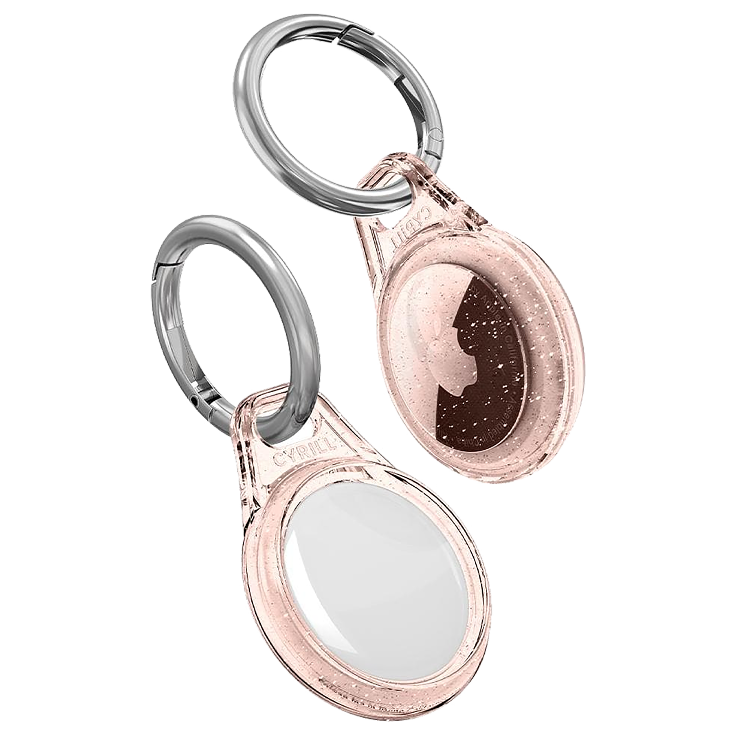 spigen Shine TPU Full Cover Case For Apple AirTag (Scratch Free, AHP03126, Rose Glitter) spigen Shine TPU Full Cover Case For Apple AirTag (Scratch Free, AHP03126, Rose Glitter)_12