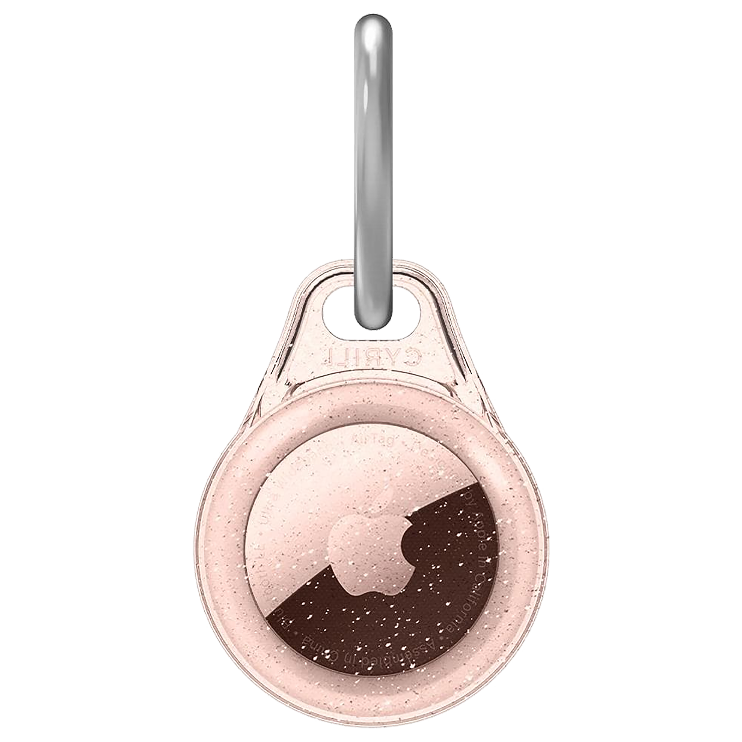 spigen Shine TPU Full Cover Case For Apple AirTag (Scratch Free, AHP03126, Rose Glitter) spigen Shine TPU Full Cover Case For Apple AirTag (Scratch Free, AHP03126, Rose Glitter)_4