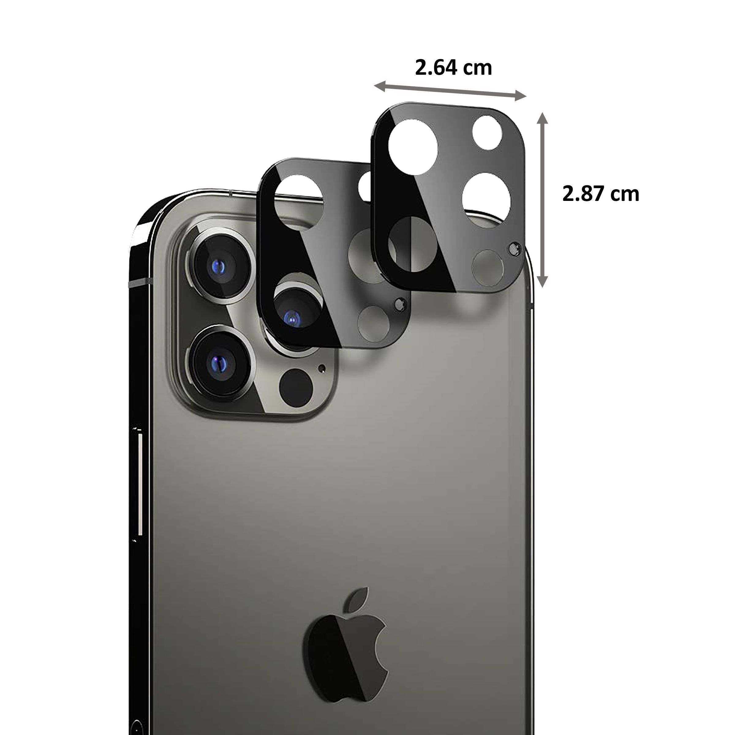 spigen Glas.tR Optik Camera Lens Protector For iPhone 12 Pro (Anti-Shatter, AGL01807, Black)_2