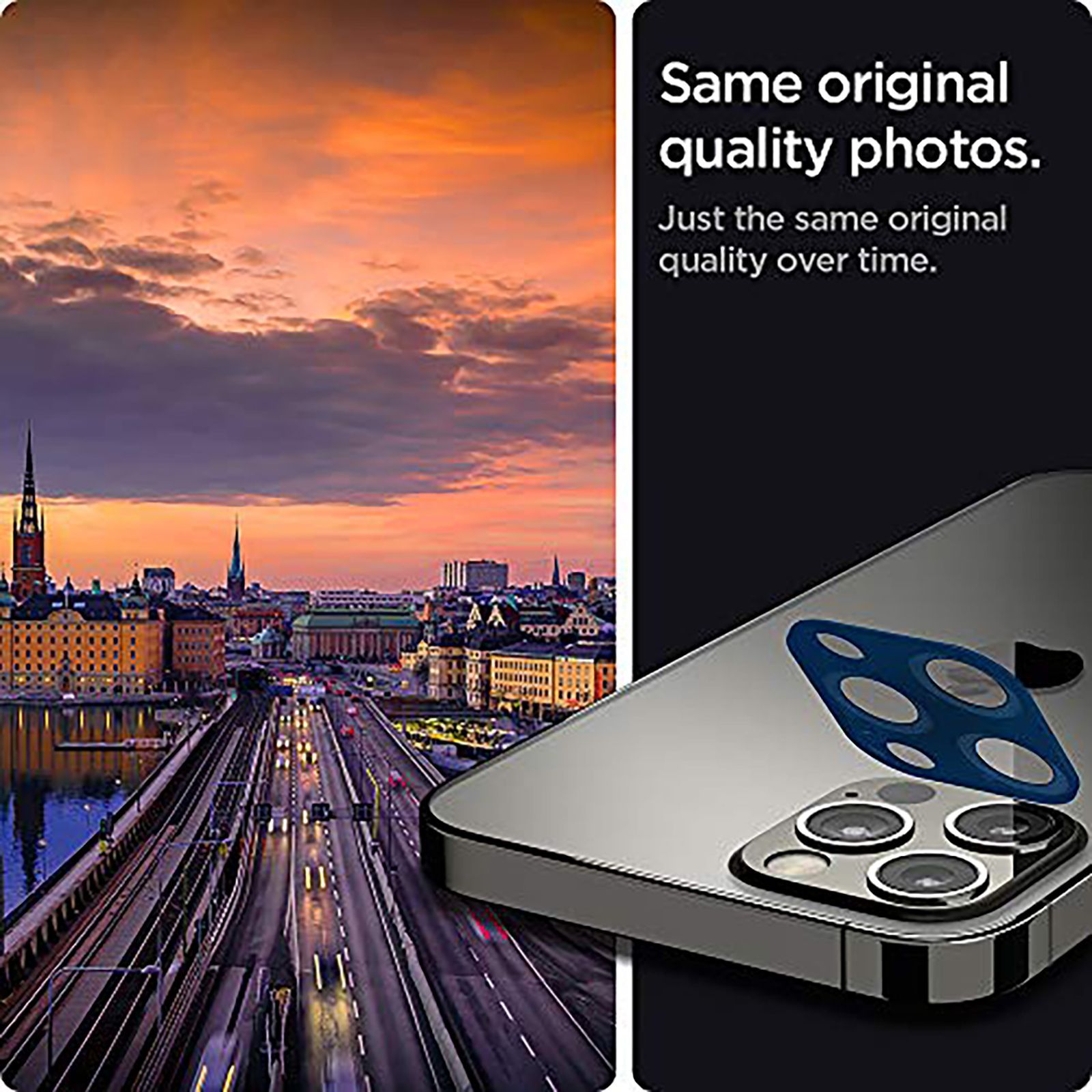 spigen Glas.tR Optik Camera Lens Protector For iPhone 12 Pro (Anti-Shatter, AGL01807, Black)_5